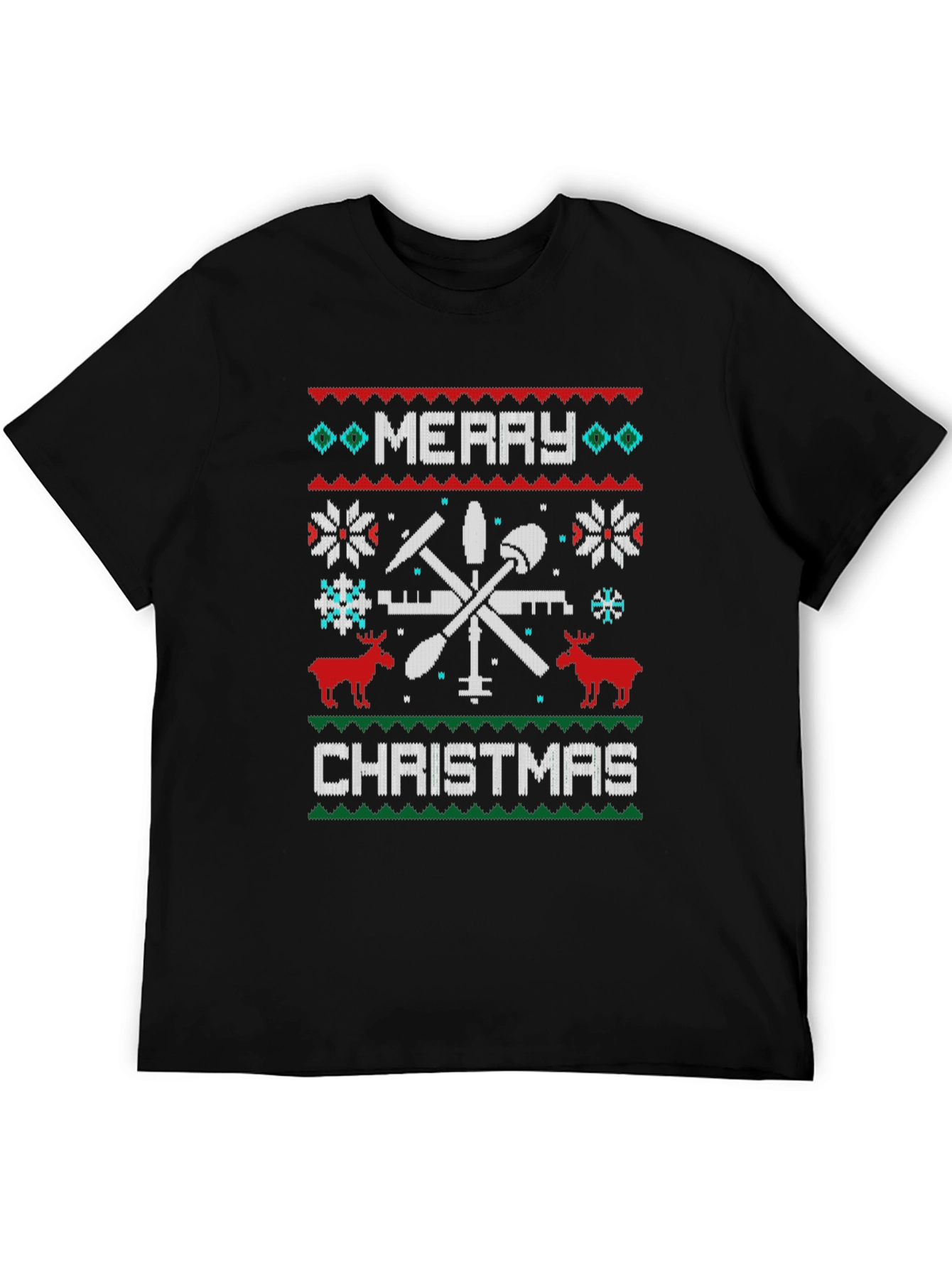 Merry Christmas Tooling Graphic Tee