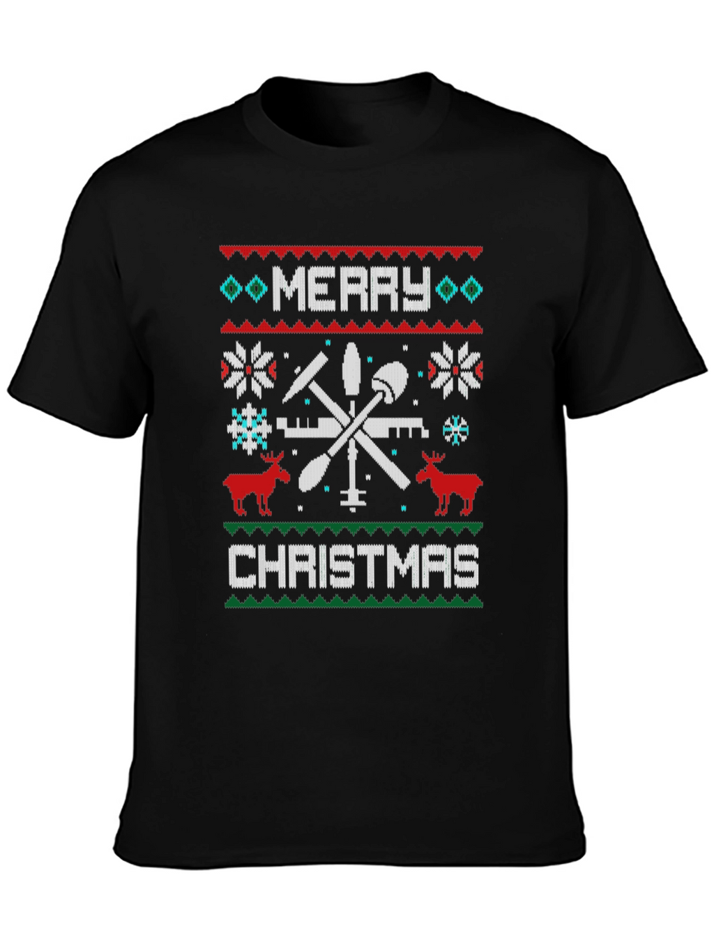 Merry Christmas Tooling Graphic Tee