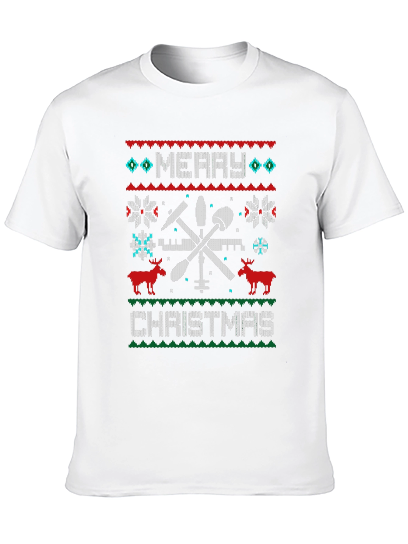Merry Christmas Tooling Graphic Tee