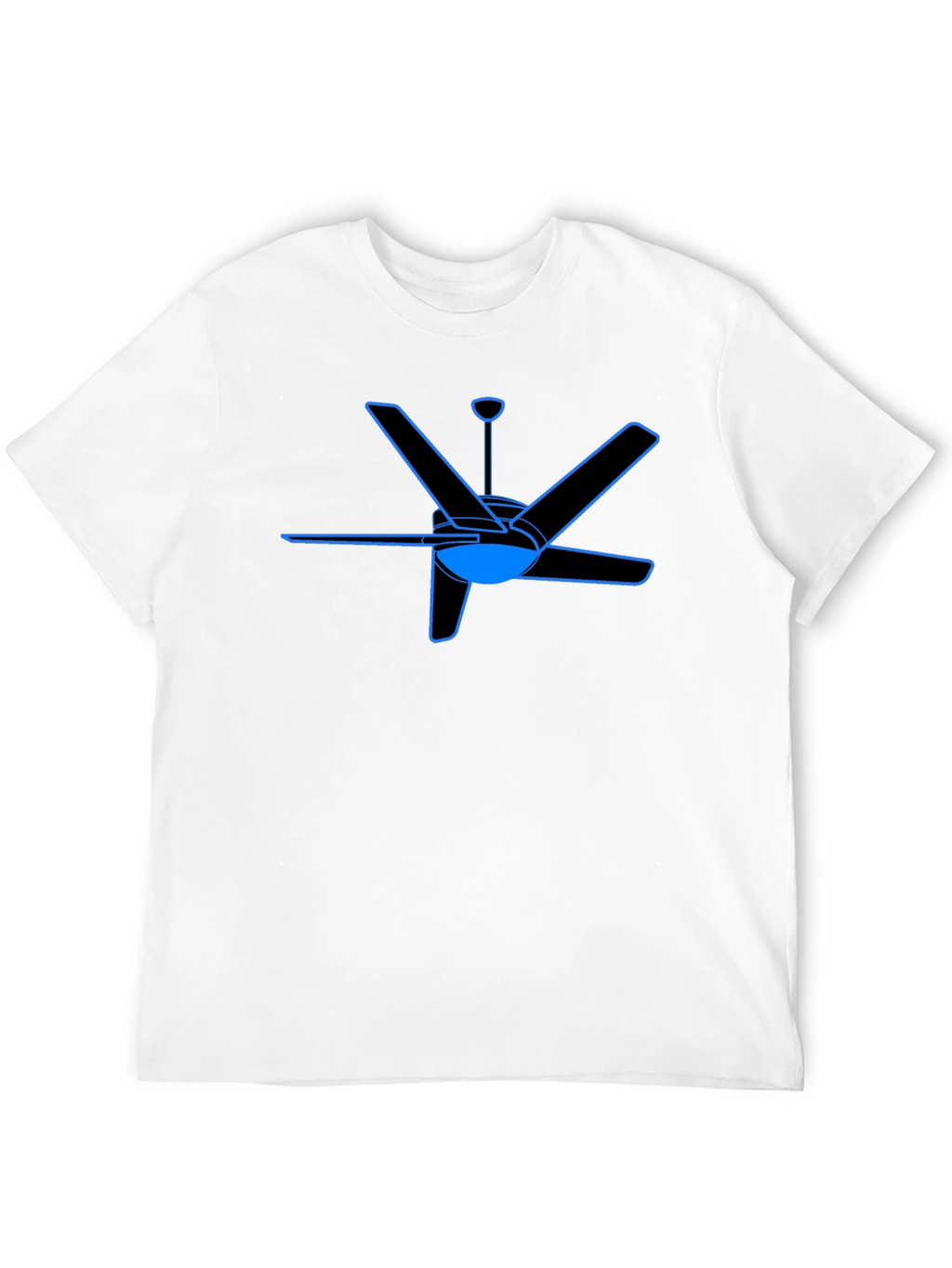 Ceiling Fan Graphic Tee - Stylish Comfort