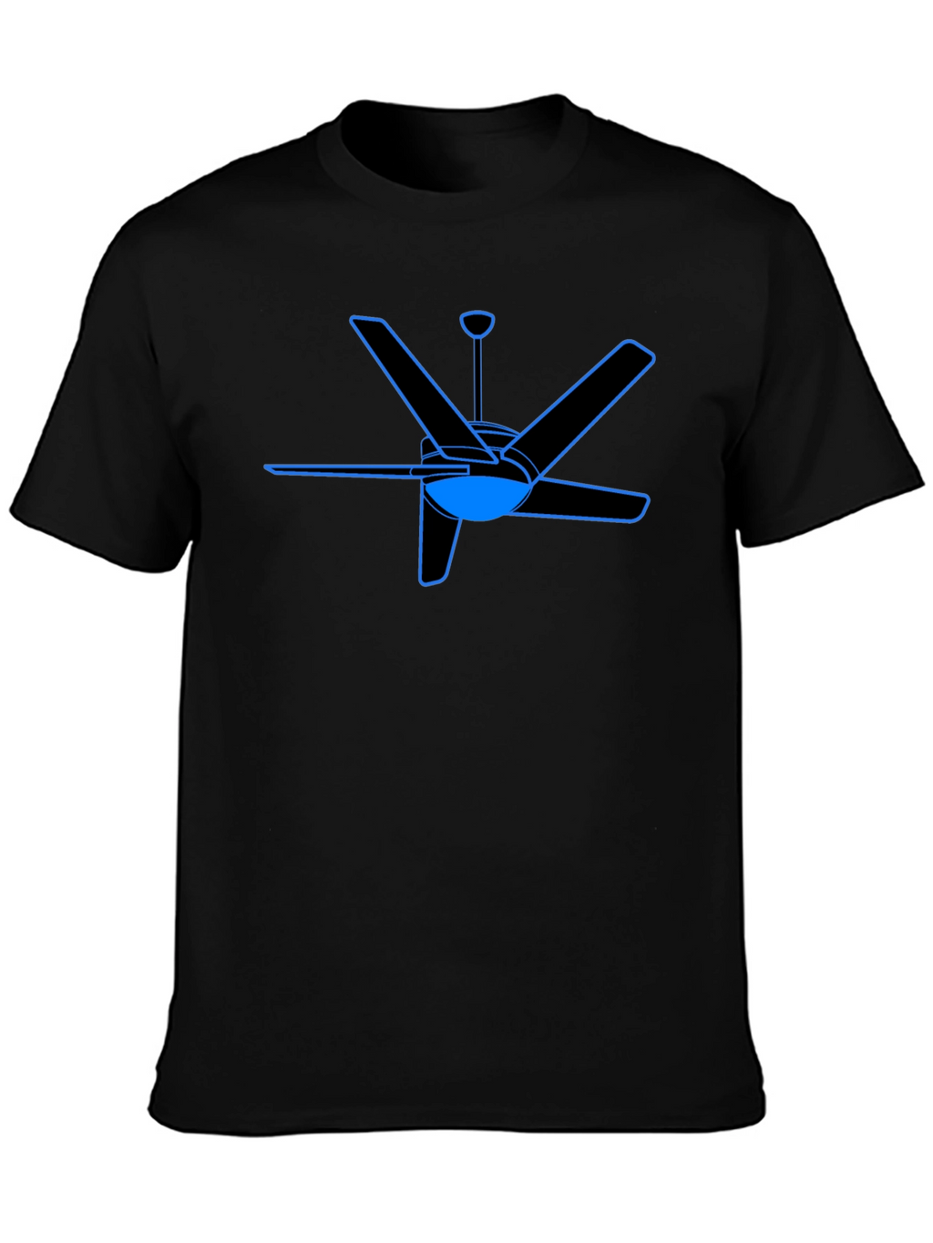 Ceiling Fan Graphic Tee - Stylish Comfort