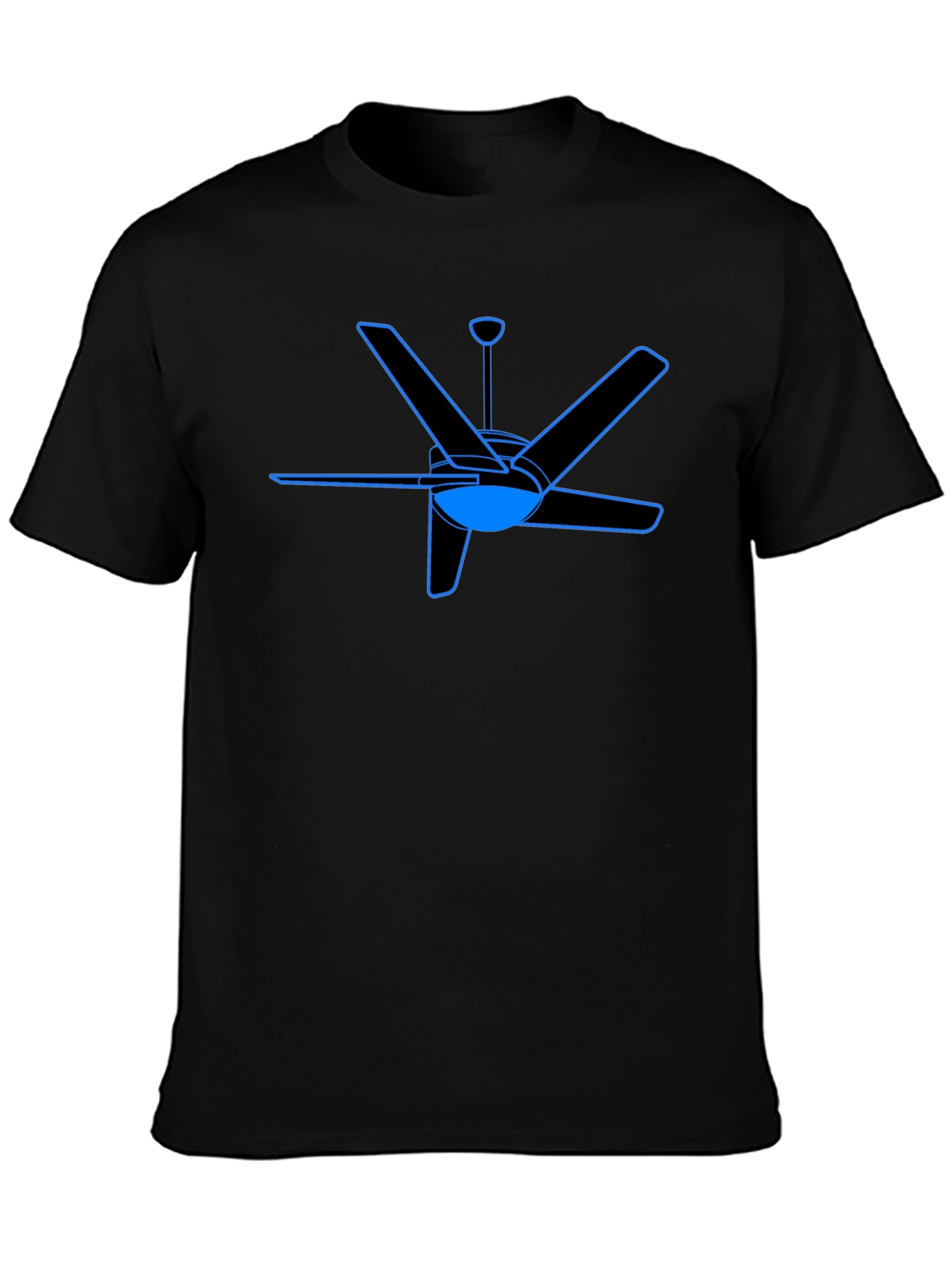 Ceiling Fan Graphic Tee - Stylish Comfort