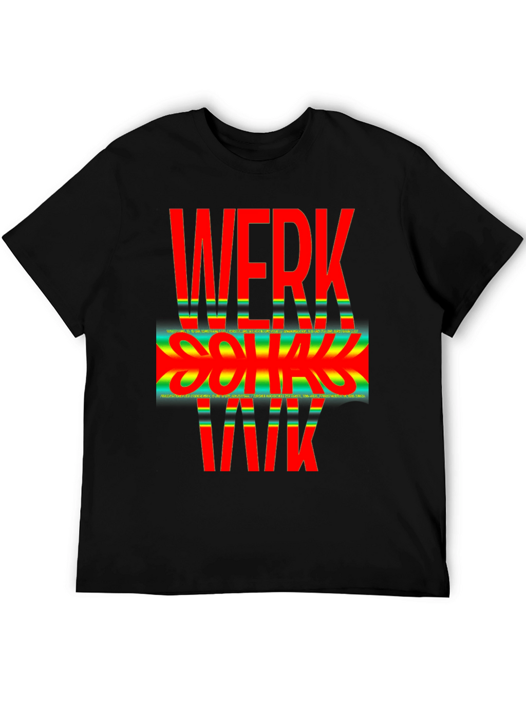 WERK SOUND TANK Graphic Tee - Black