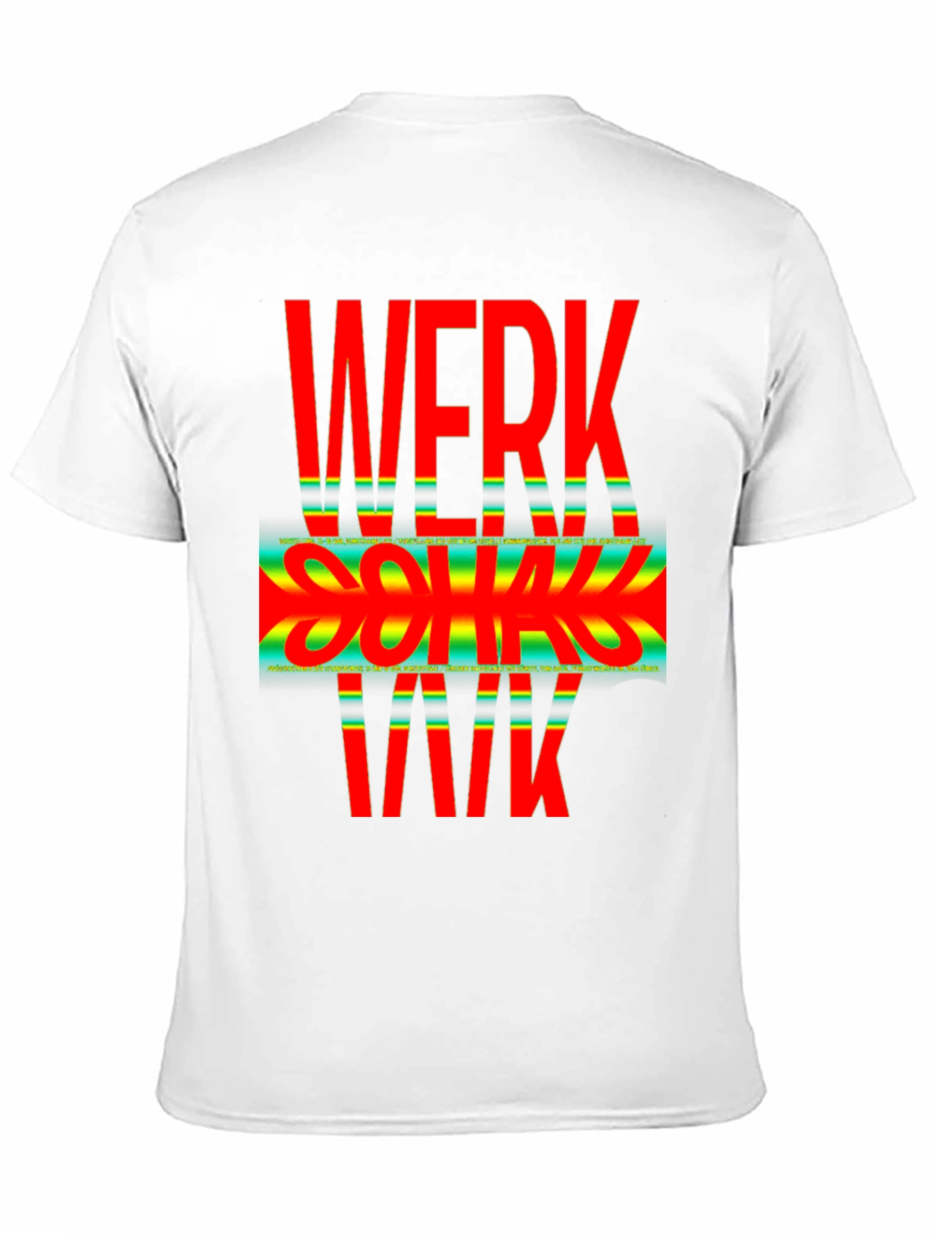 WERK SOUND TANK Graphic Tee - Black