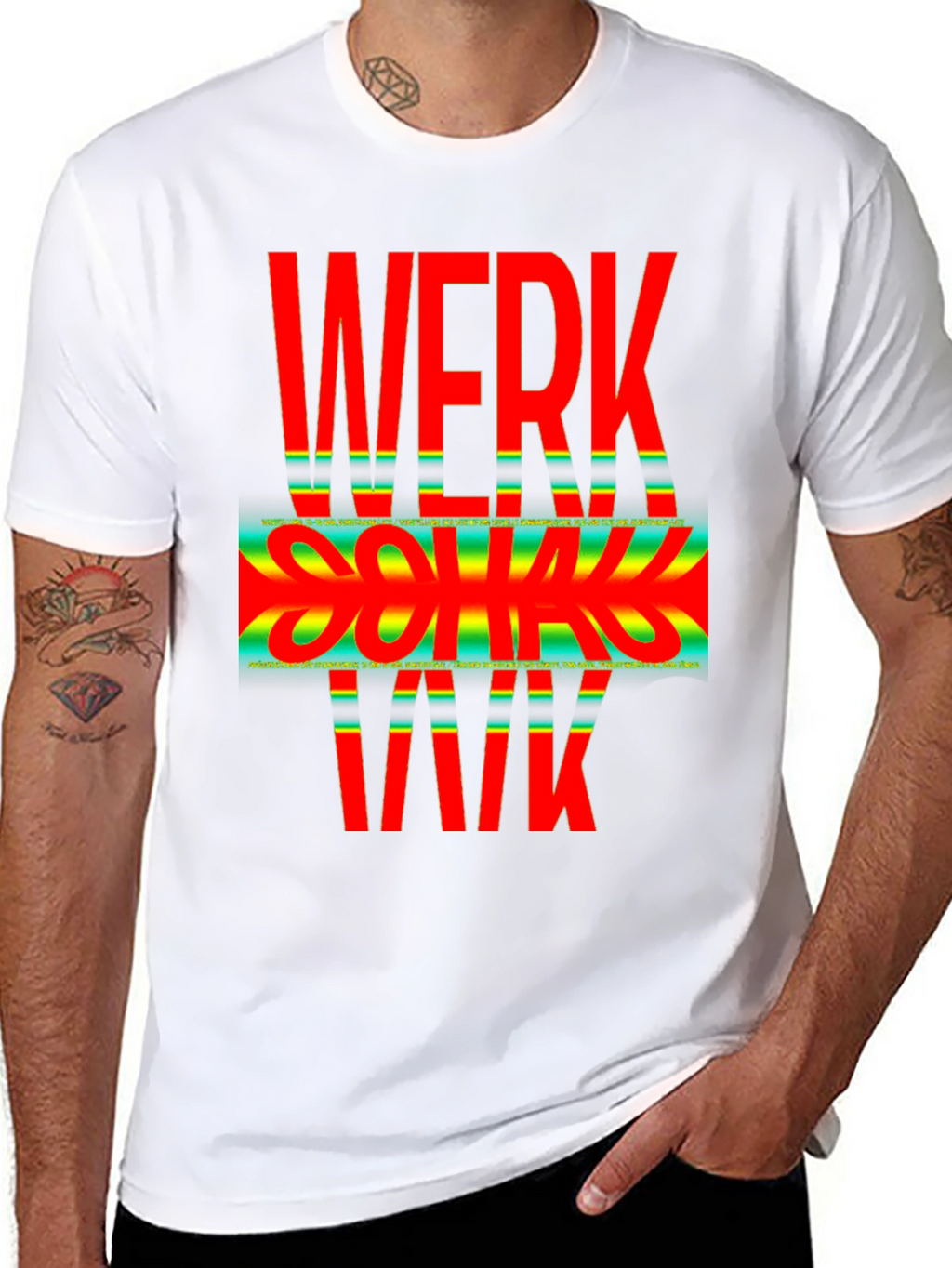 WERK SOUND TANK Graphic Tee - Black