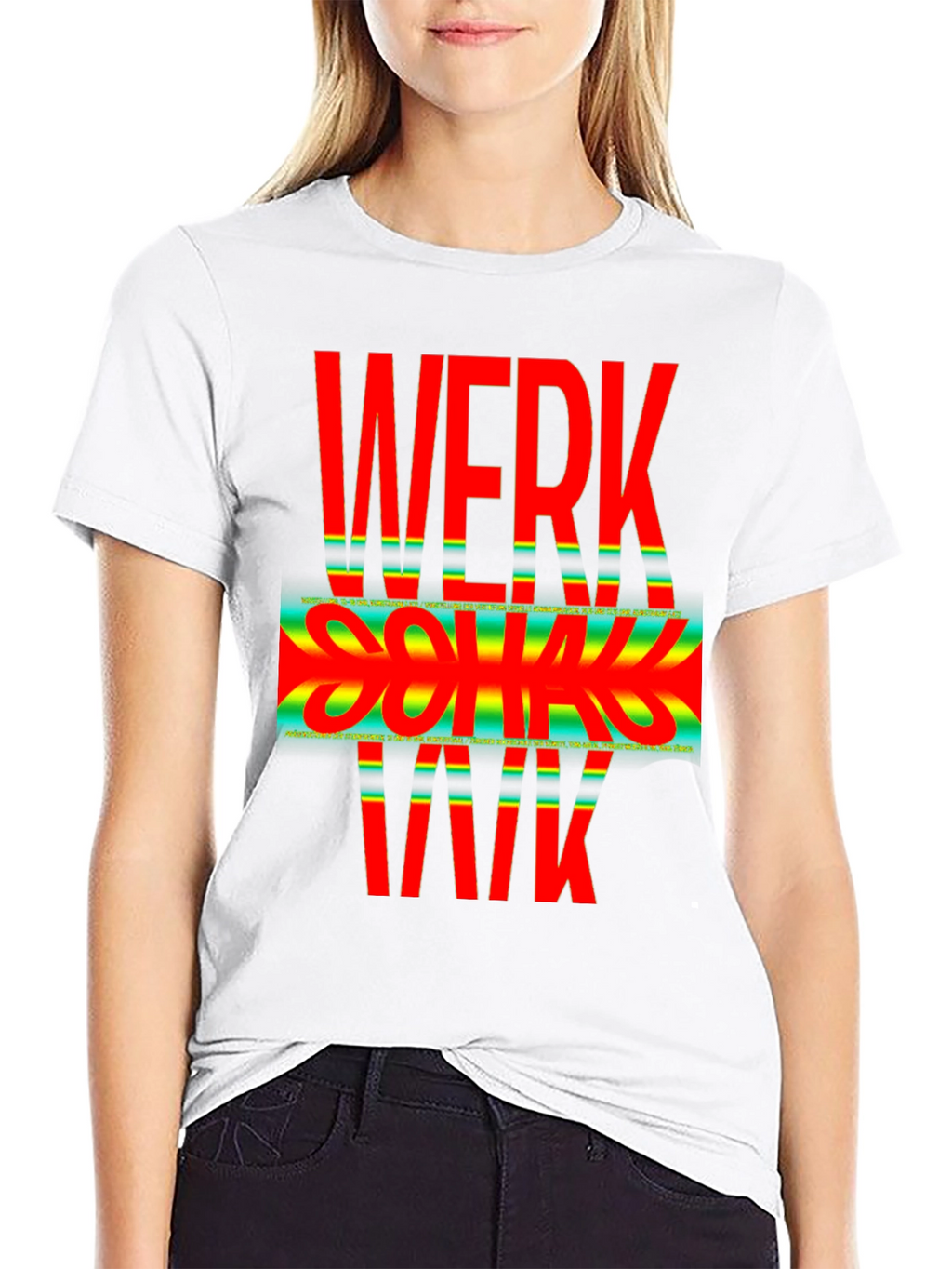 WERK SOUND TANK Graphic Tee - Black