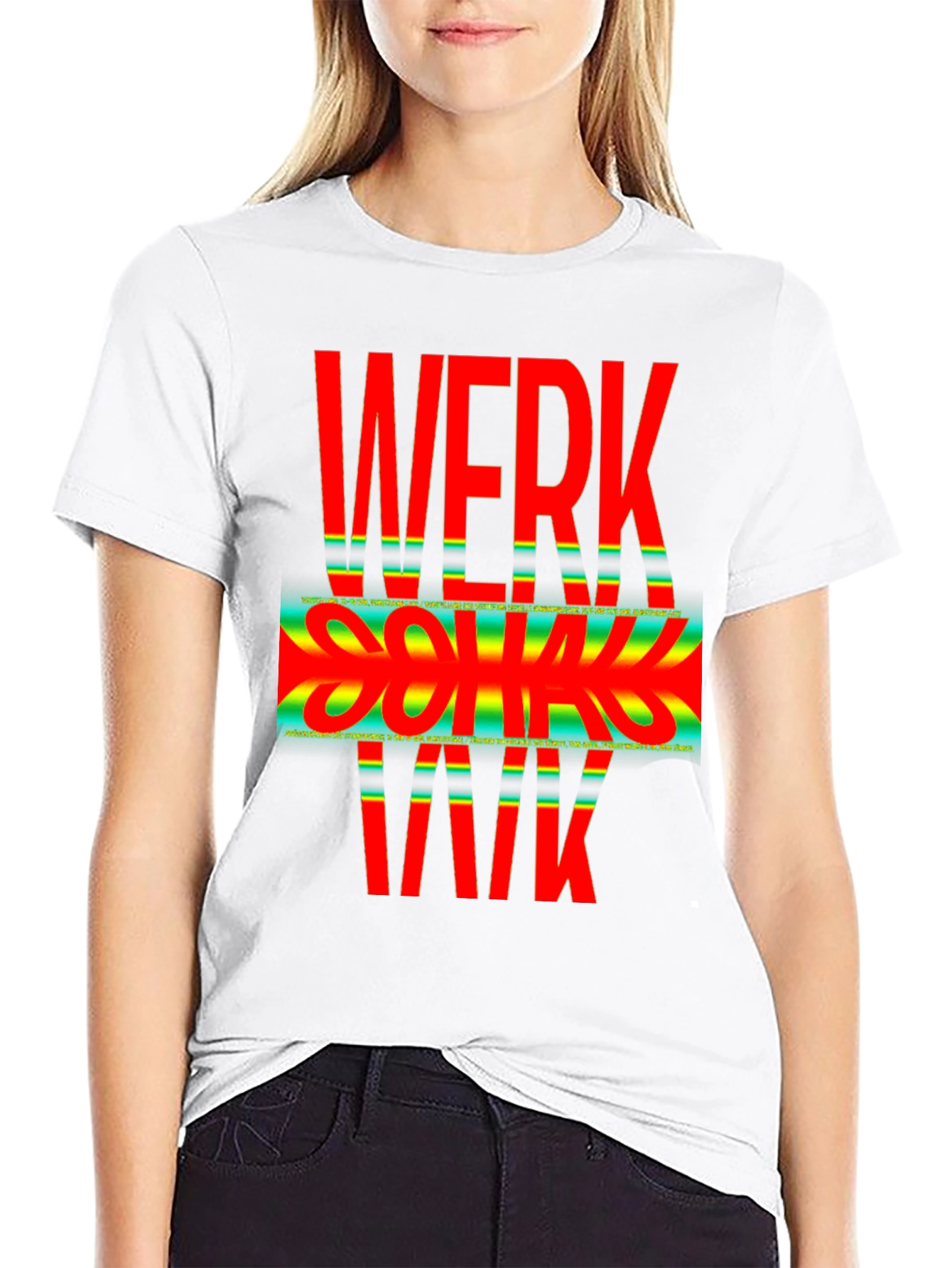 WERK SOUND TANK Graphic Tee - Black
