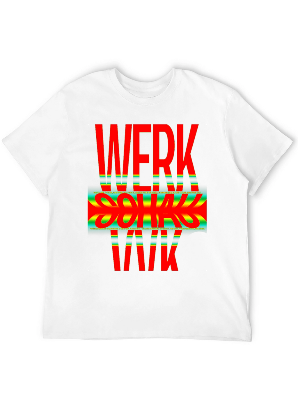 WERK SOUND TANK Graphic Tee - Black