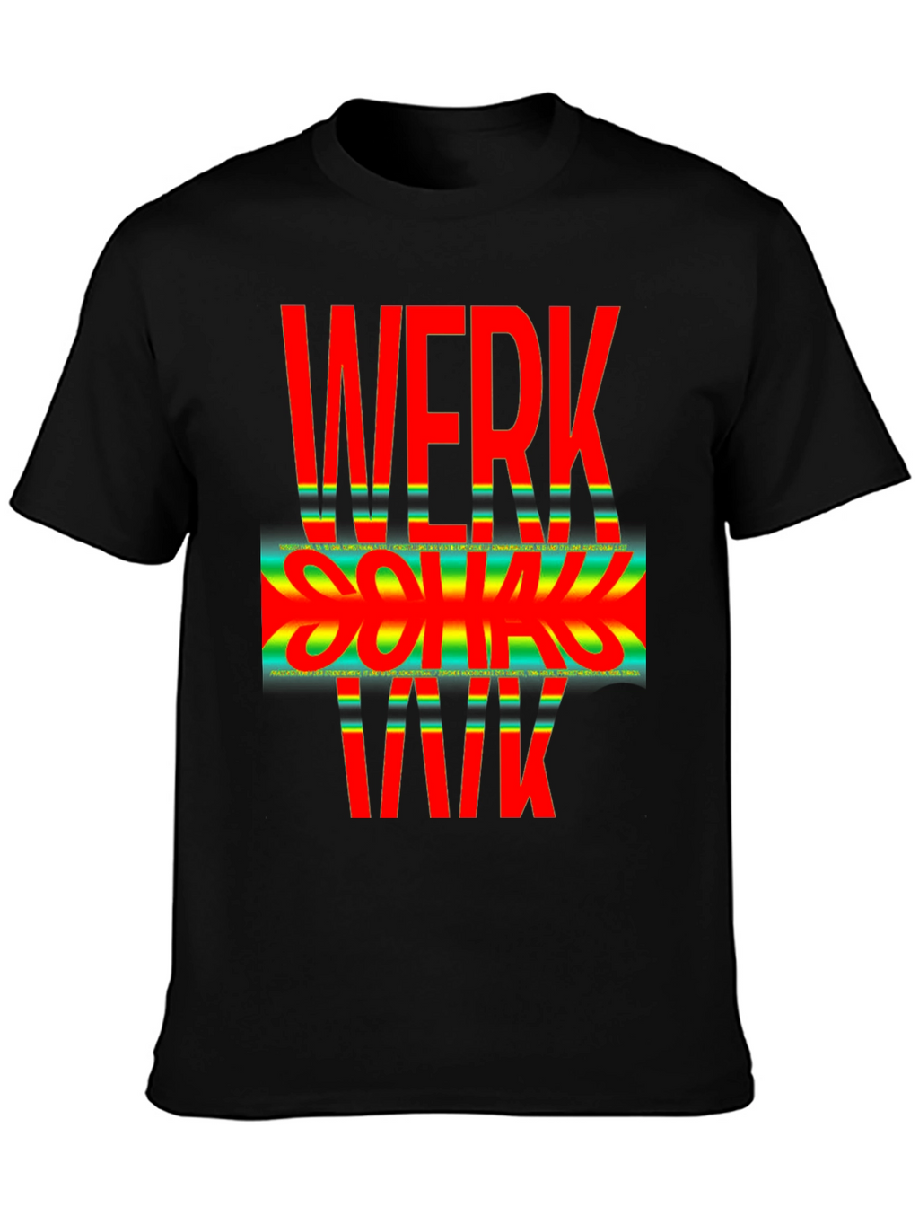 WERK SOUND TANK Graphic Tee - Black