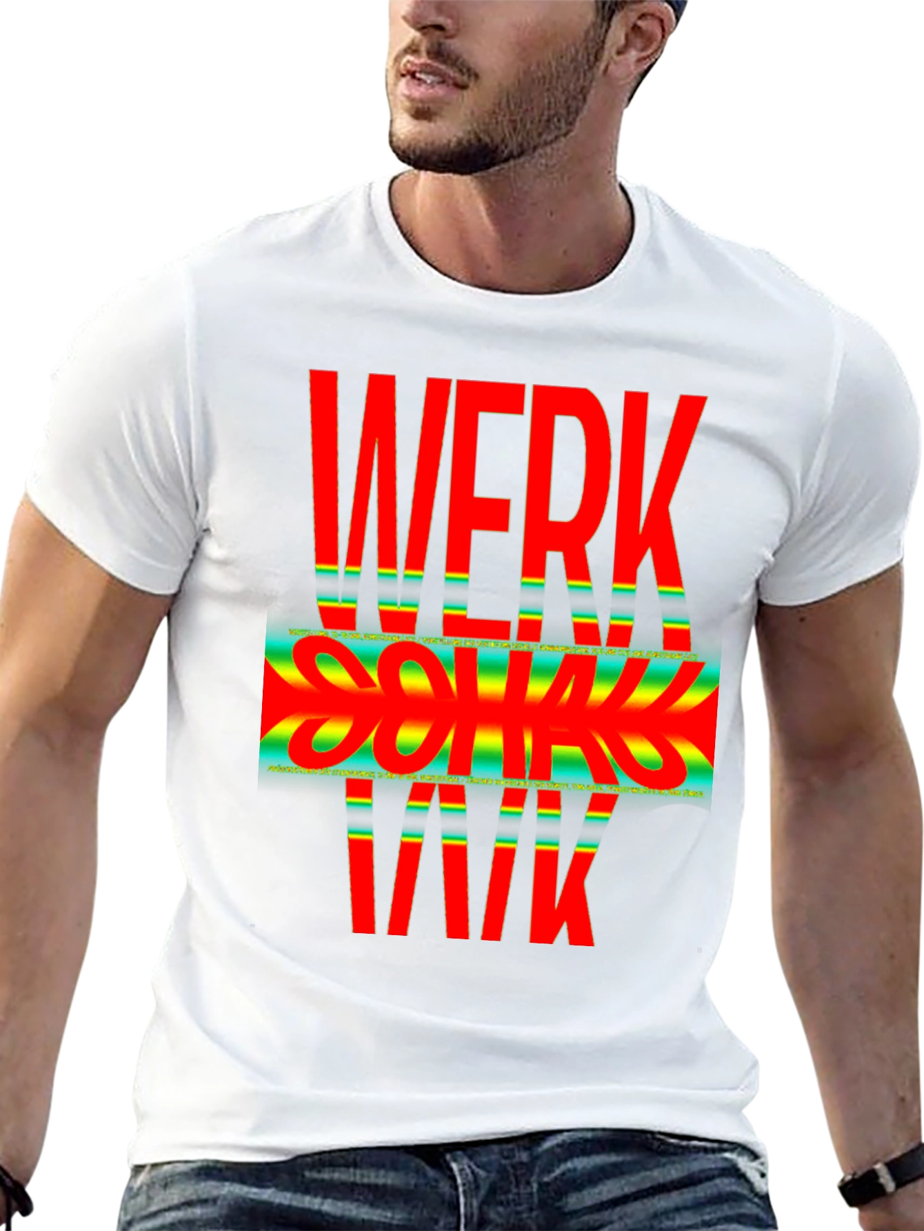 WERK SOUND TANK Graphic Tee - Black