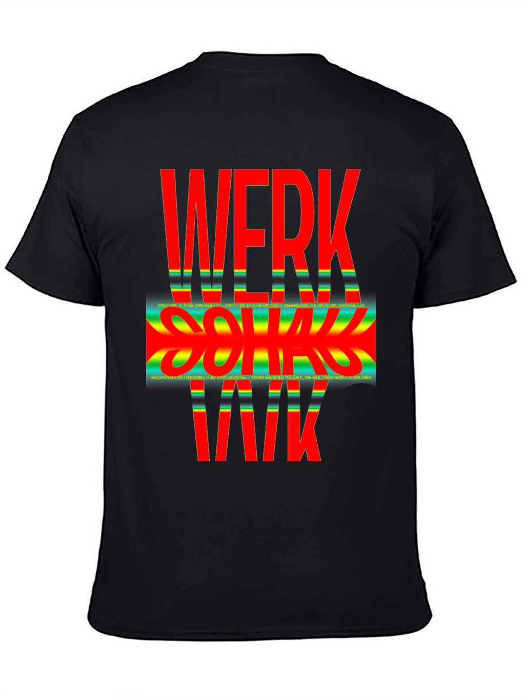 WERK SOUND TANK Graphic Tee - Black