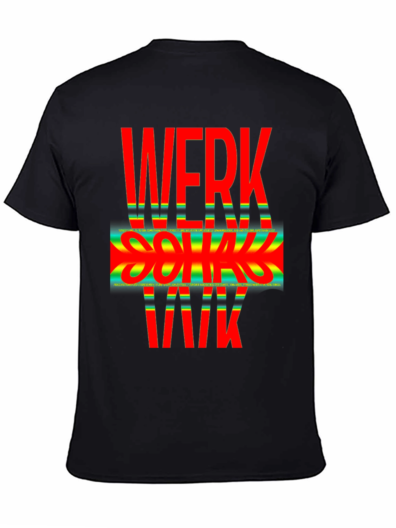 WERK SOUND TANK Graphic Tee - Black