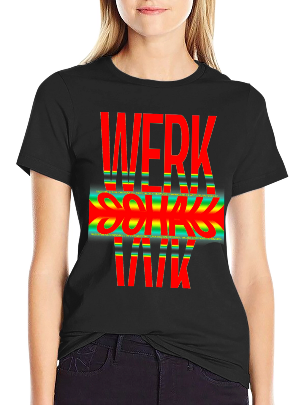 WERK SOUND TANK Graphic Tee - Black