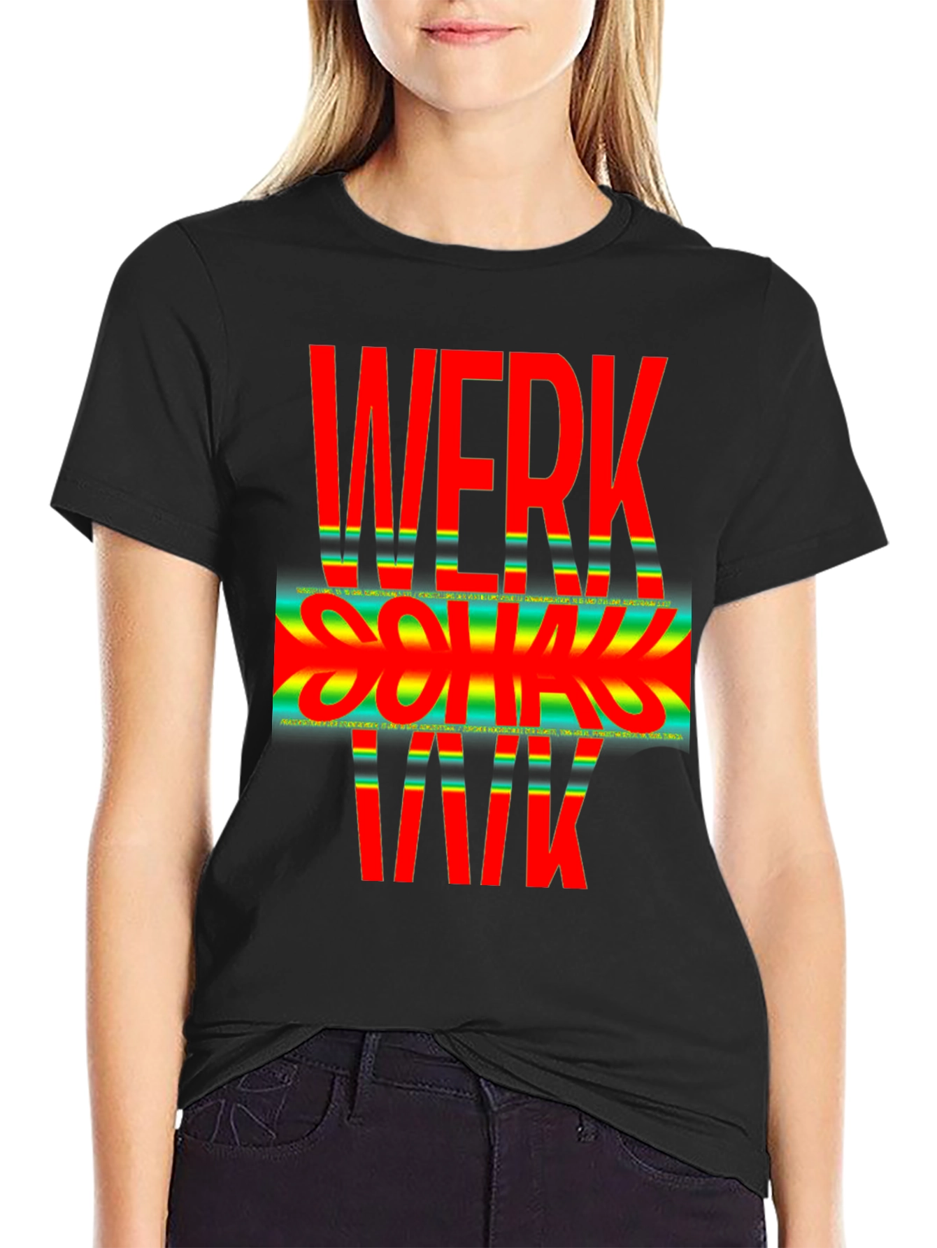 WERK SOUND TANK Graphic Tee - Black