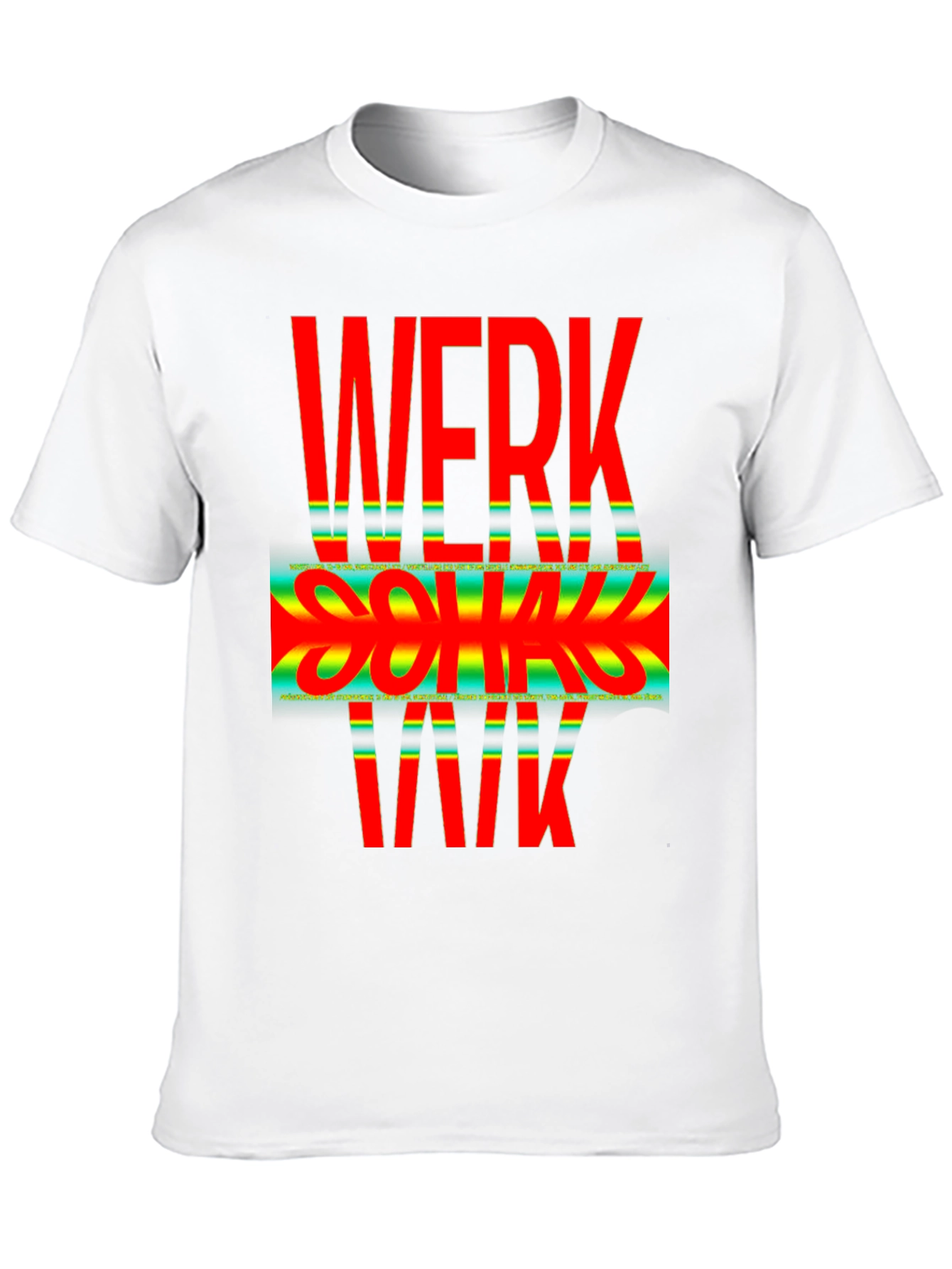 WERK SOUND TANK Graphic Tee - Black