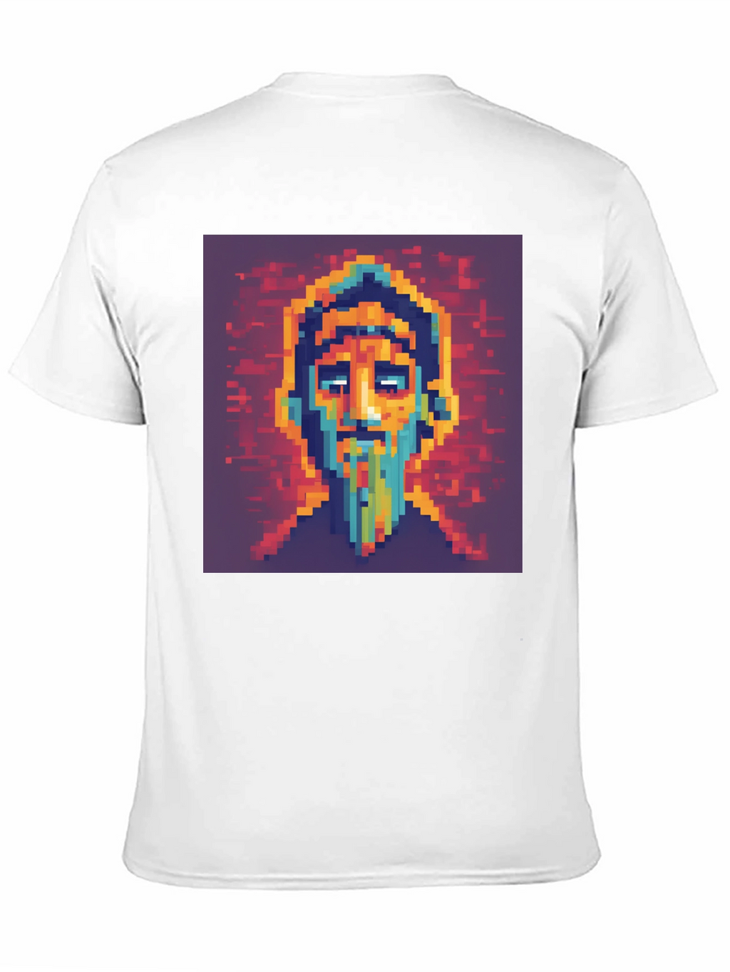 Pixel Art Portrait T-Shirt - Unique Graphic Tee