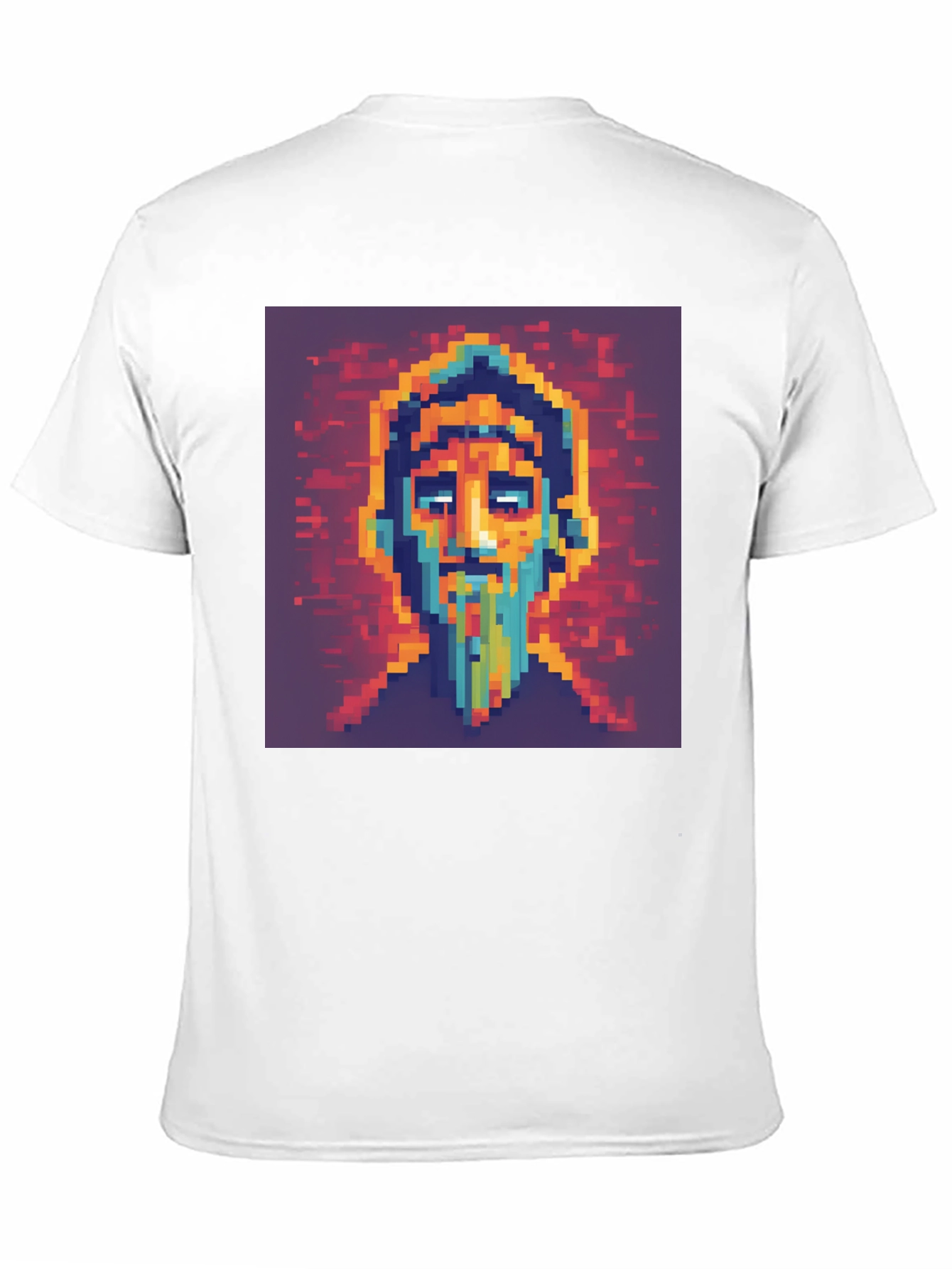 Pixel Art Portrait T-Shirt - Unique Graphic Tee