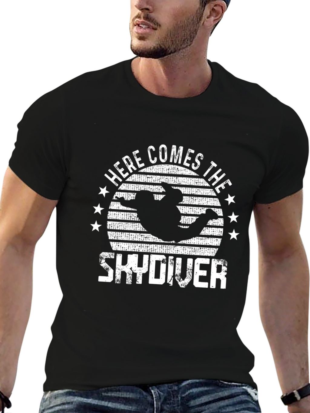 Skydiving T-Shirt - Here Comes the Skydiver
