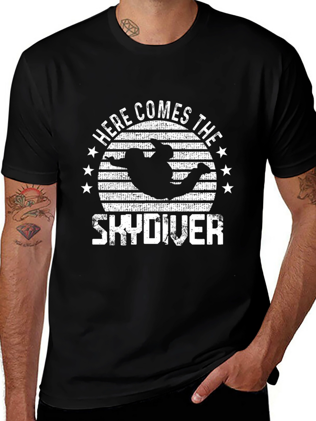 Skydiving T-Shirt - Here Comes the Skydiver