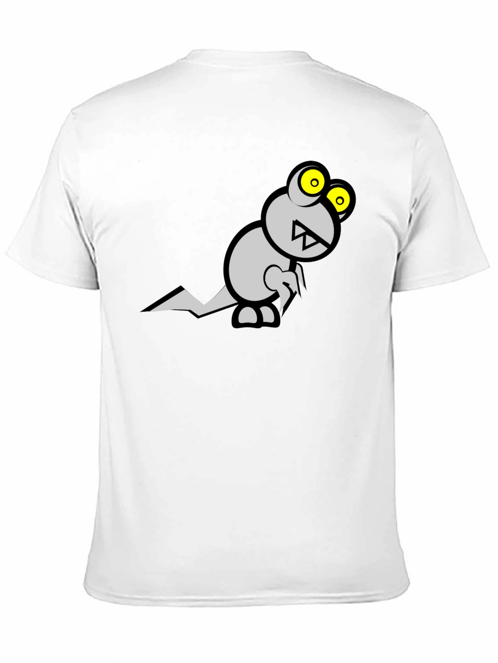 Monster Graphic Tee - Black Cotton T-Shirt