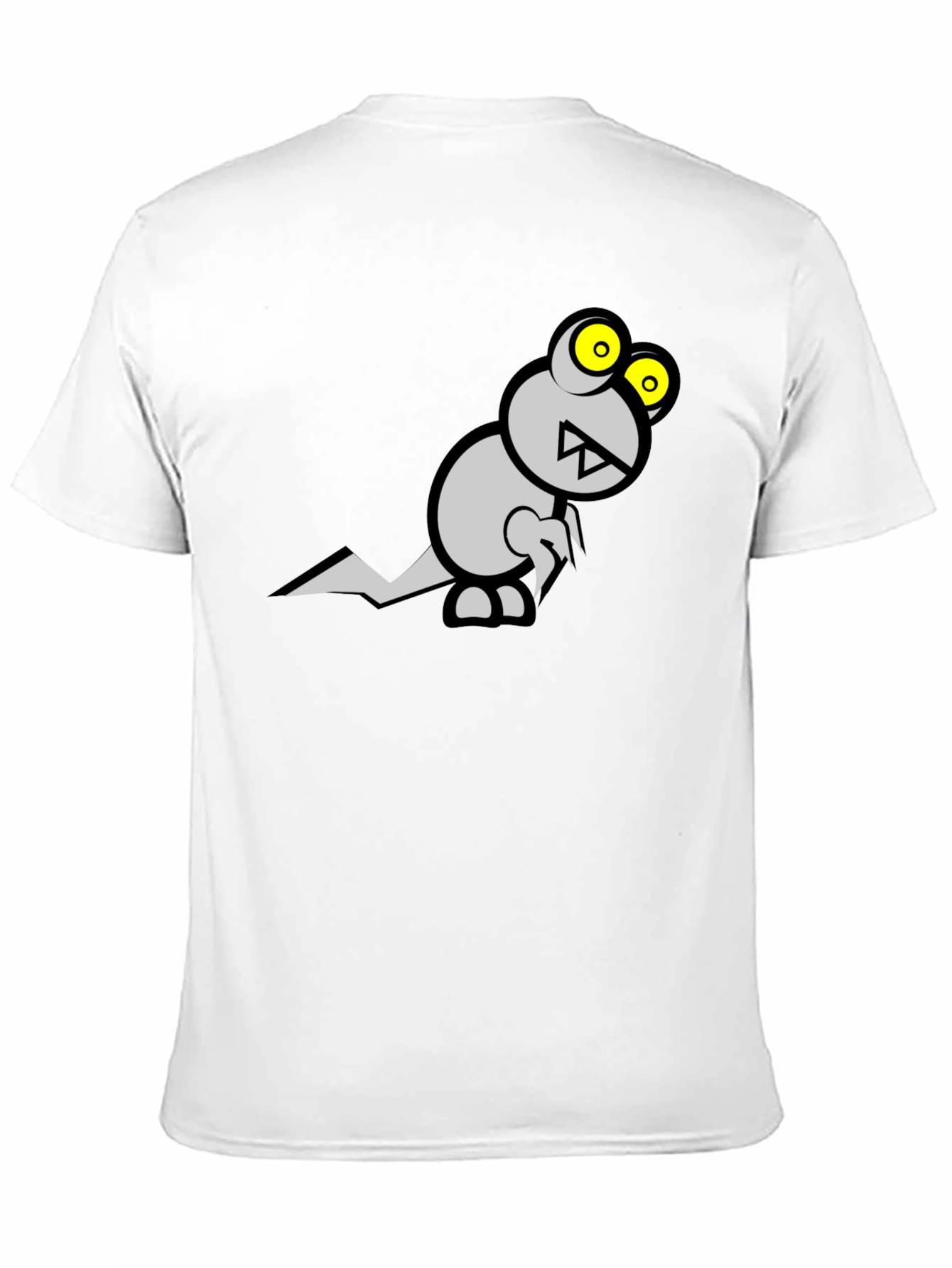 Monster Graphic Tee - Black Cotton T-Shirt