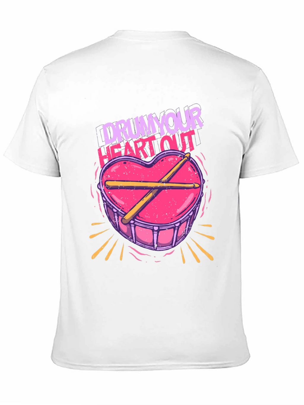 Drum Your Heart Out Graphic T-Shirt