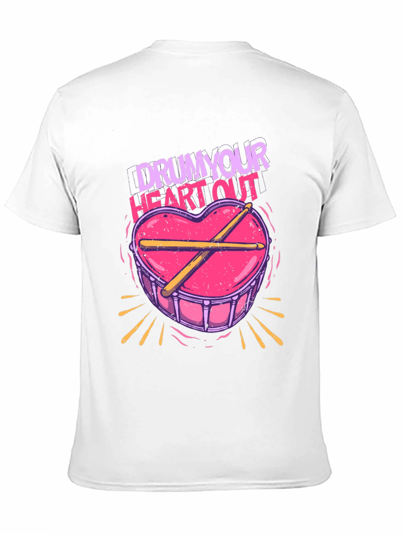 Drum Your Heart Out Graphic T-Shirt
