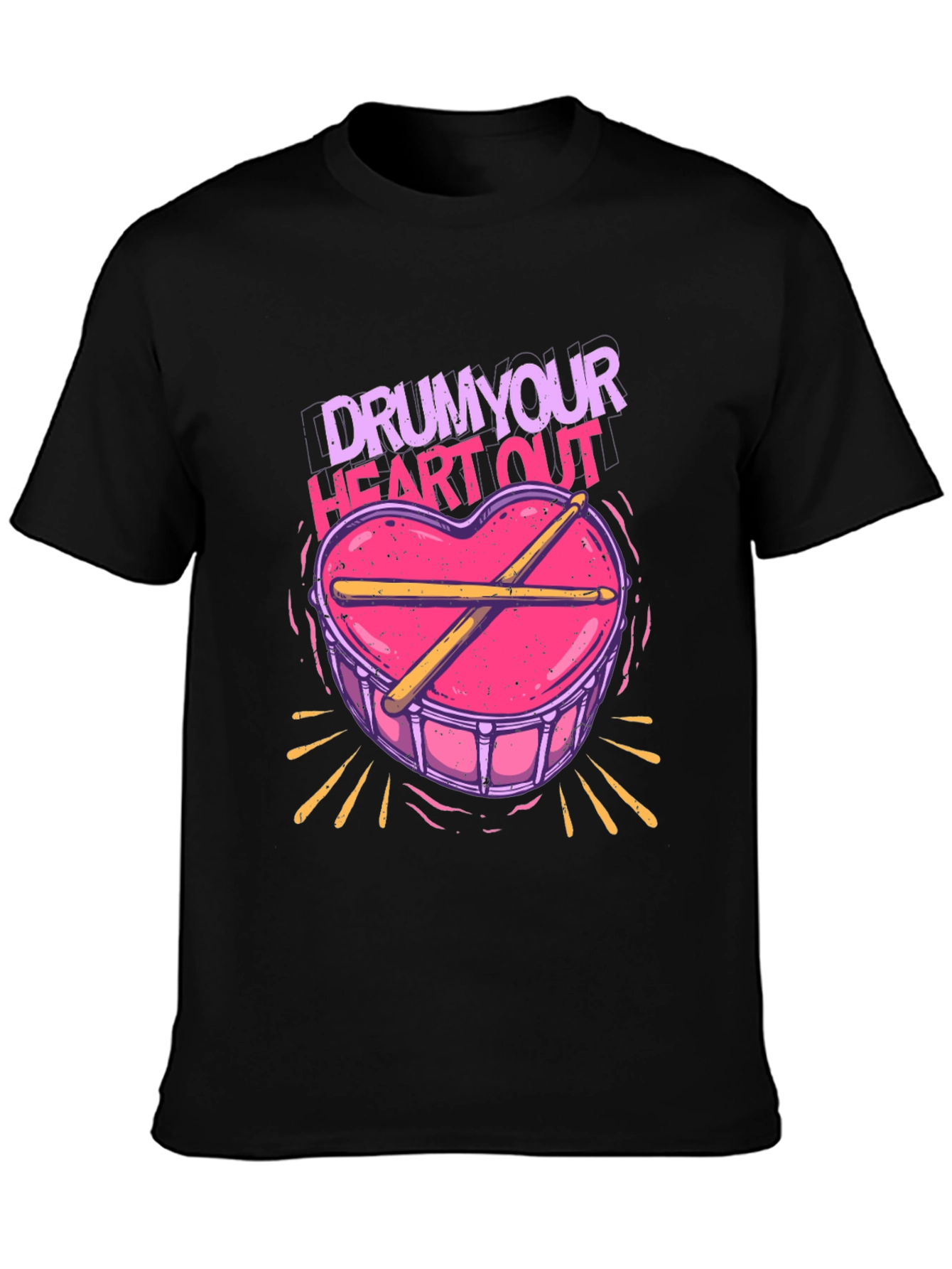 Drum Your Heart Out Graphic T-Shirt