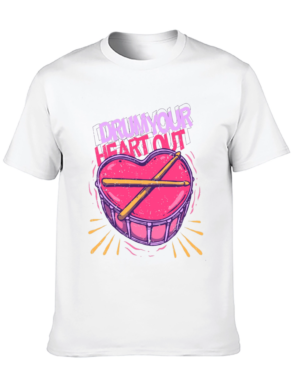 Drum Your Heart Out Graphic T-Shirt
