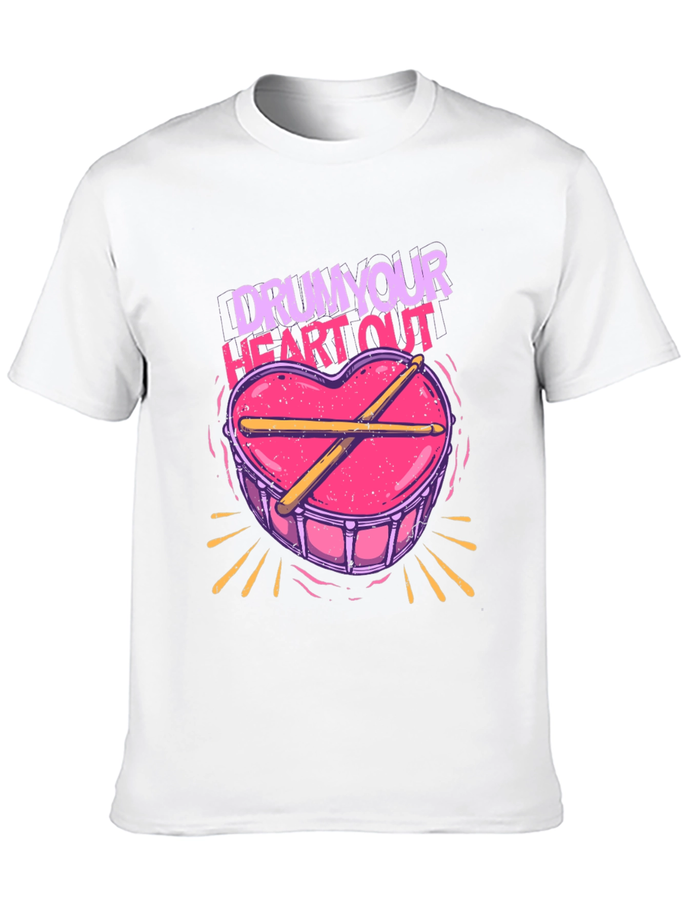 Drum Your Heart Out Graphic T-Shirt