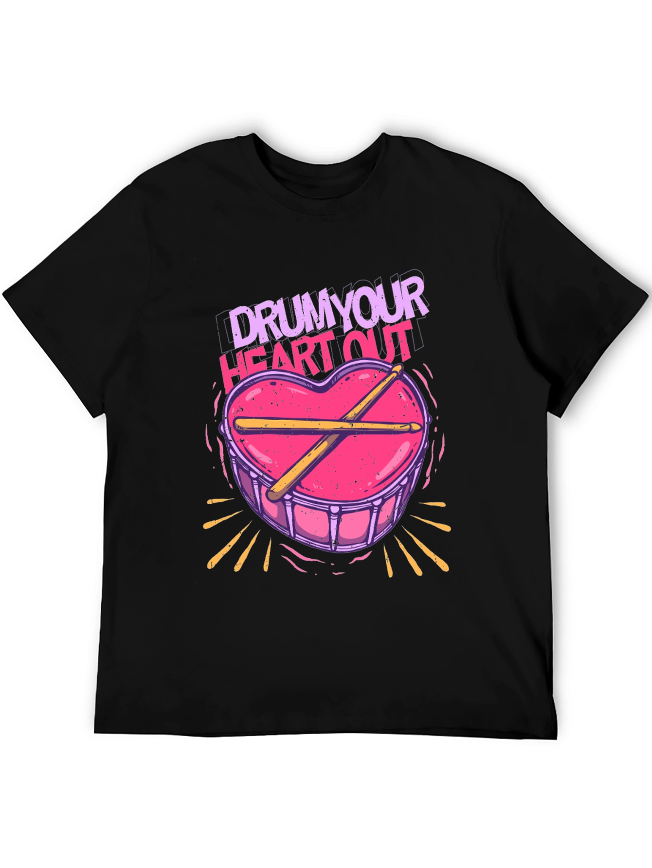Drum Your Heart Out Graphic T-Shirt