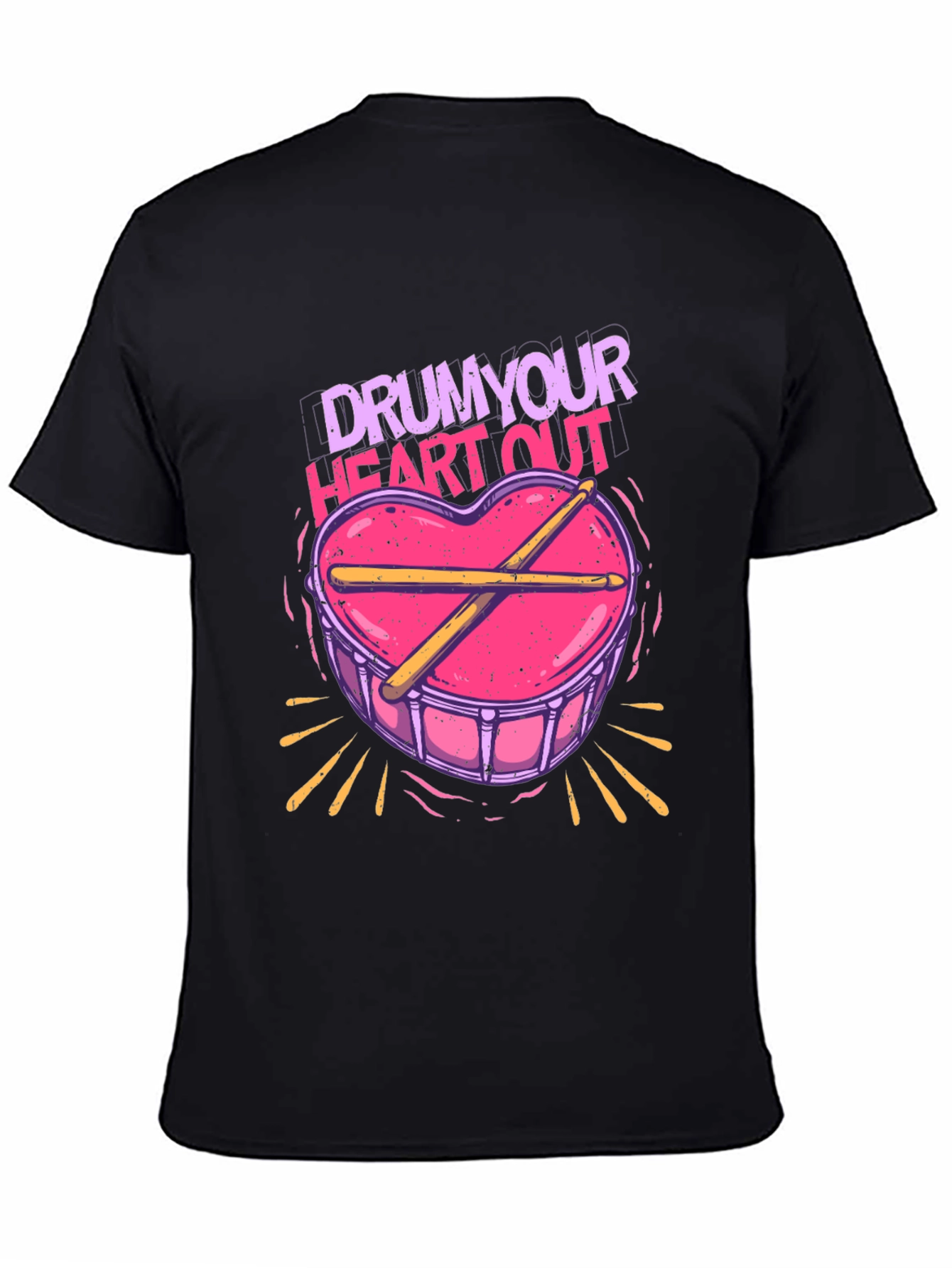 Drum Your Heart Out Graphic T-Shirt