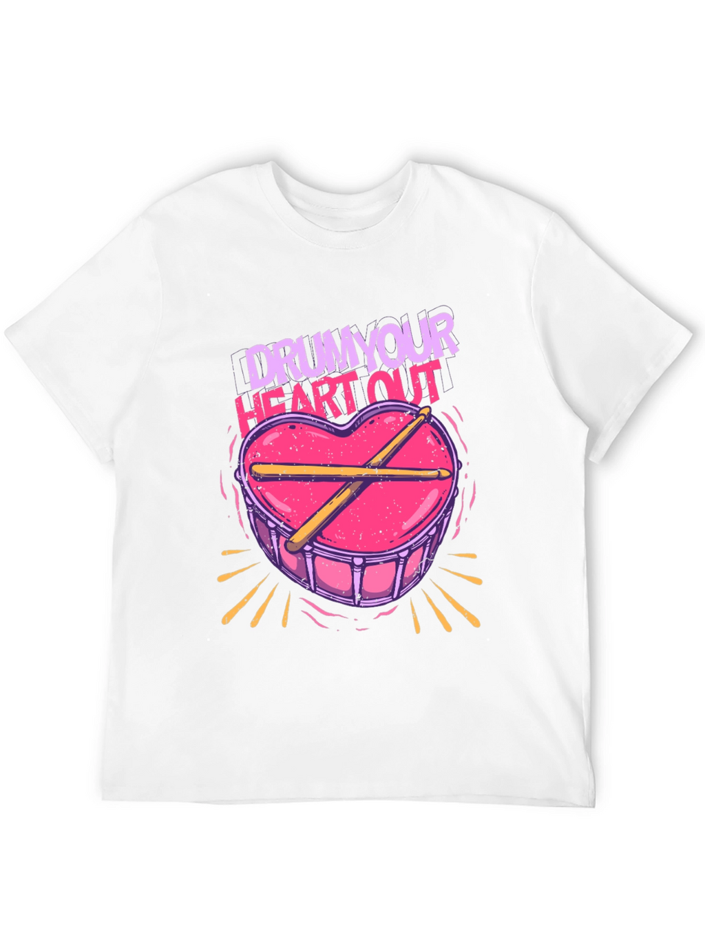Drum Your Heart Out Graphic T-Shirt