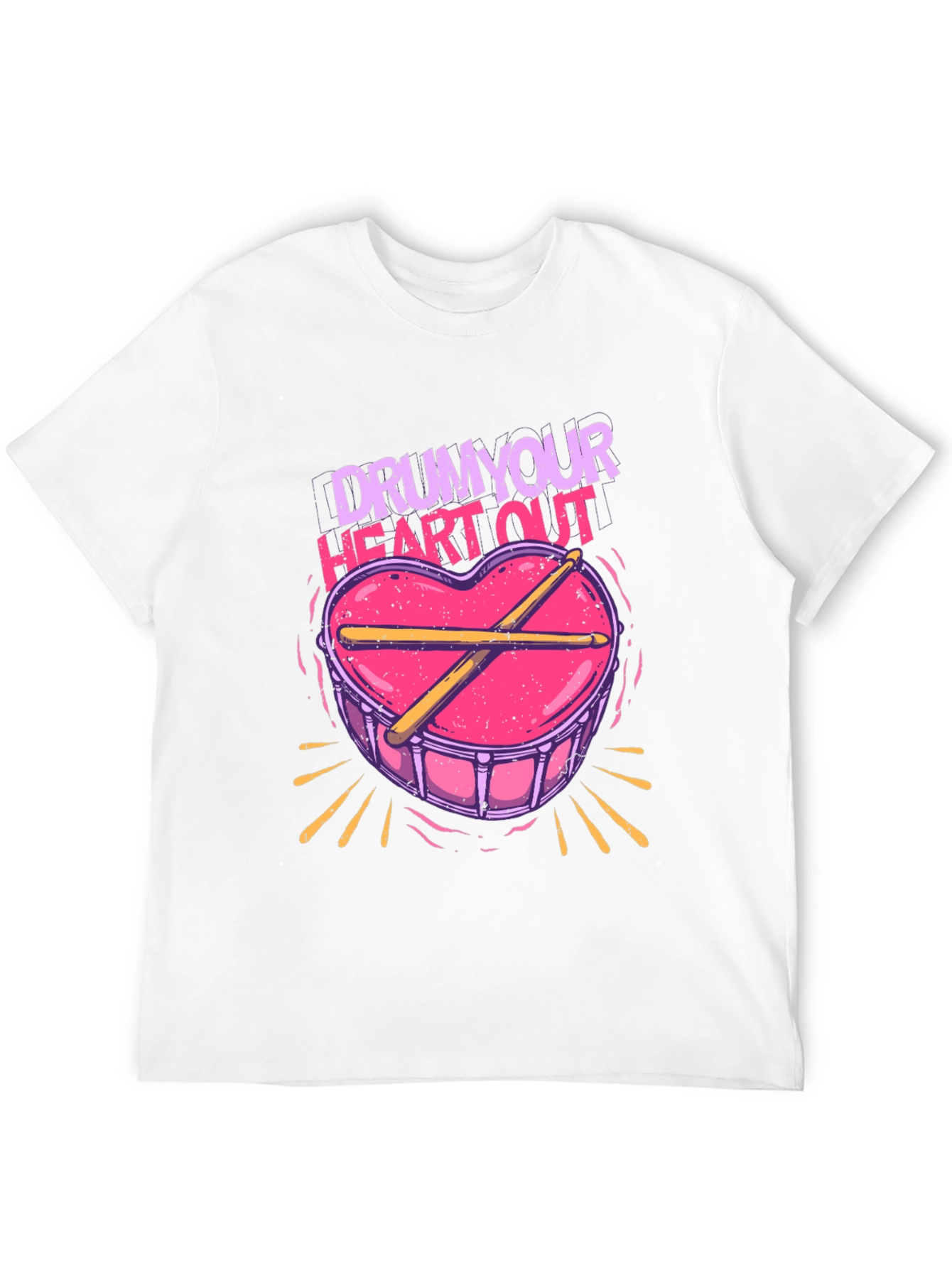 Drum Your Heart Out Graphic T-Shirt