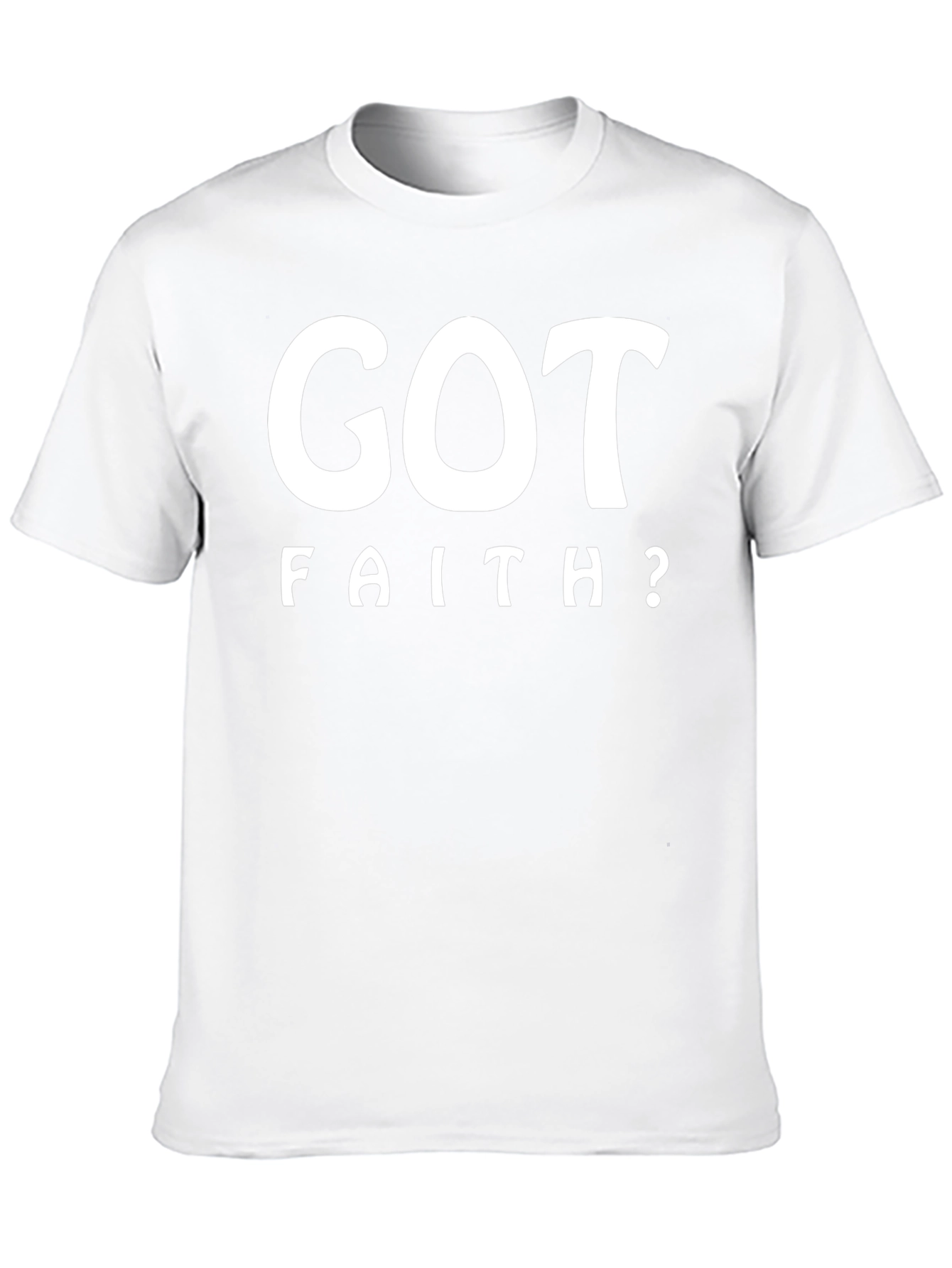 Got Faith? Black Graphic Print T-Shirt