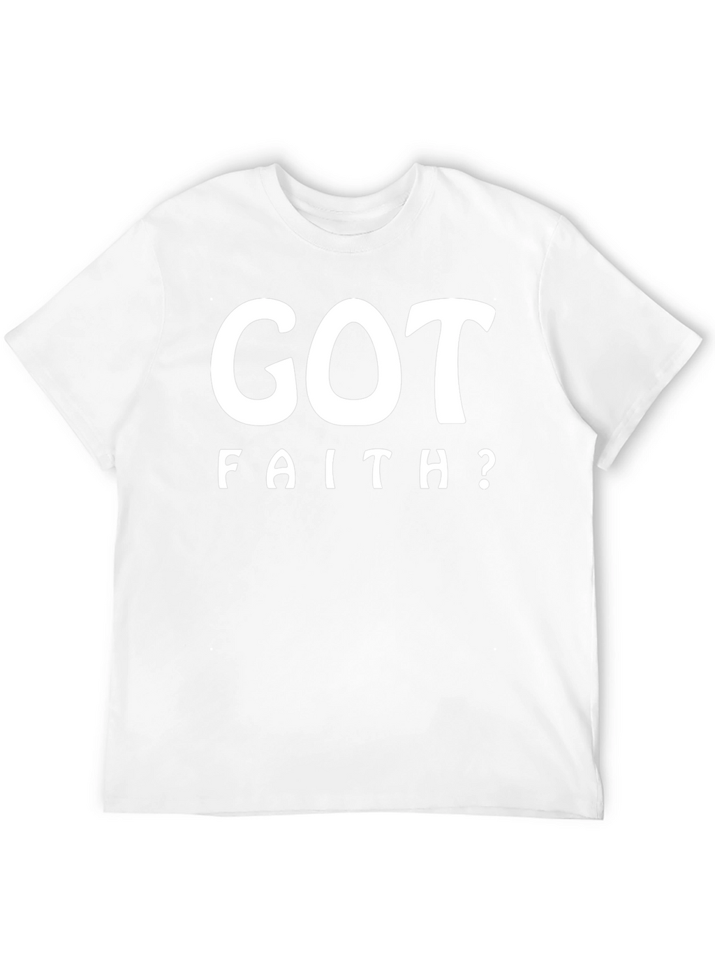 Got Faith? Black Graphic Print T-Shirt
