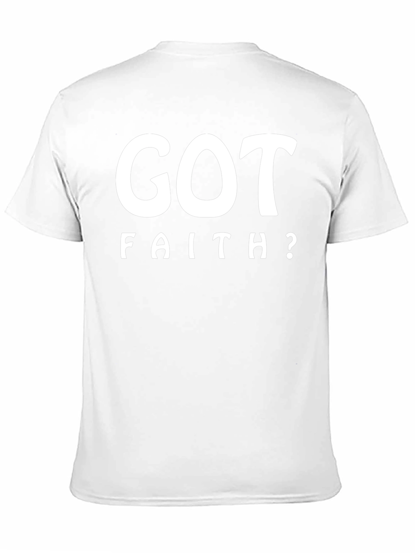 Got Faith? Black Graphic Print T-Shirt