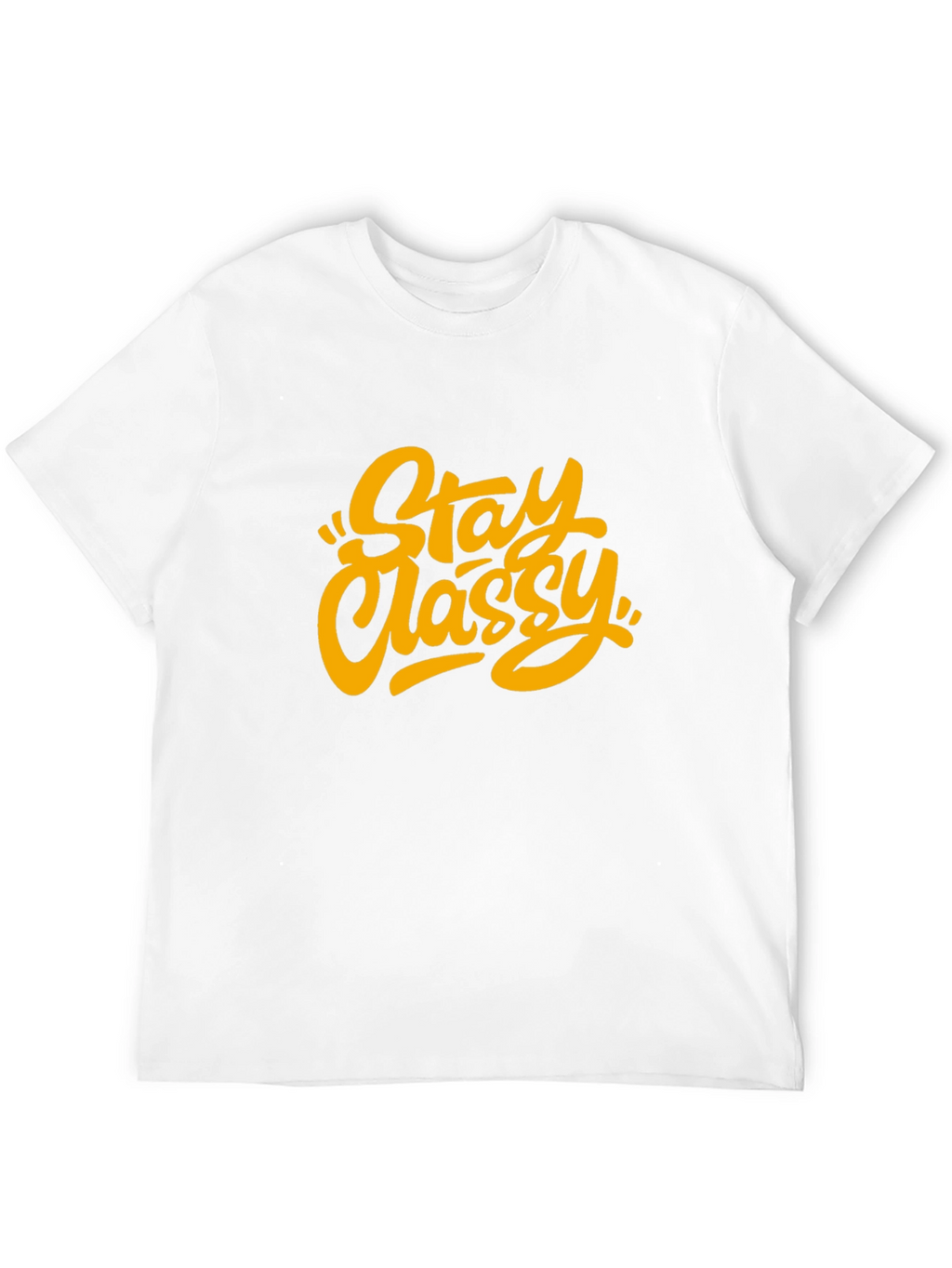 Stay Classy Graphic Tee - Trendy Unisex Black T-Shirt