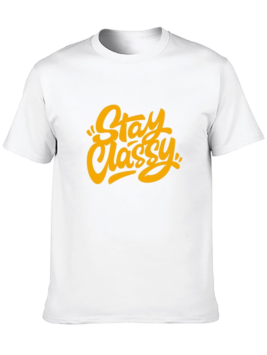Stay Classy Graphic Tee - Trendy Unisex Black T-Shirt