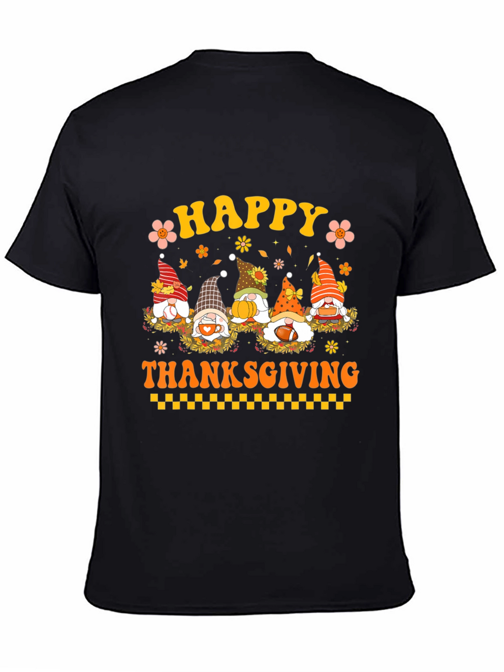 Happy Thanksgiving Gnomes Graphic Tee
