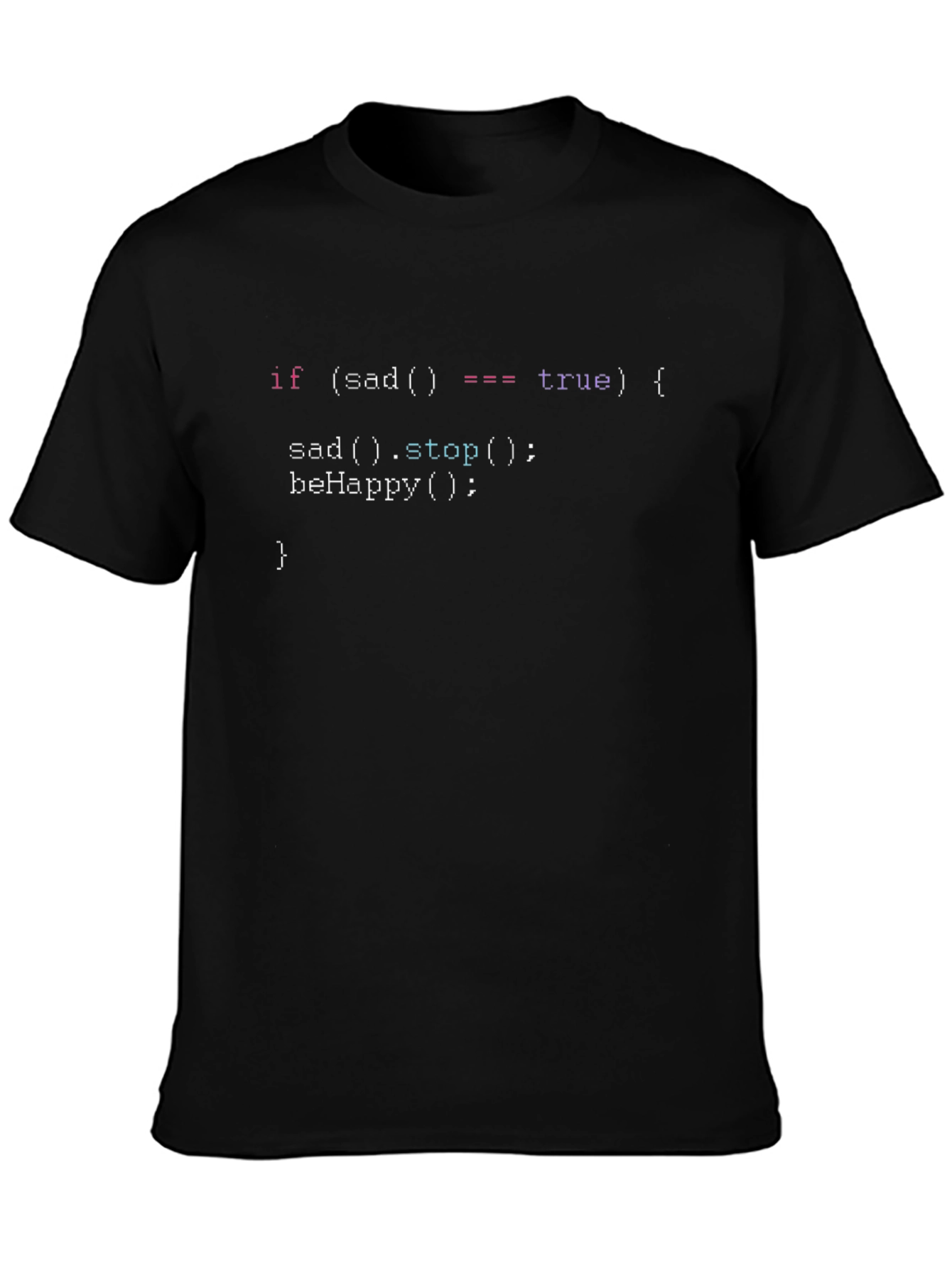 Programmer Humor T-Shirt: Code to Happiness