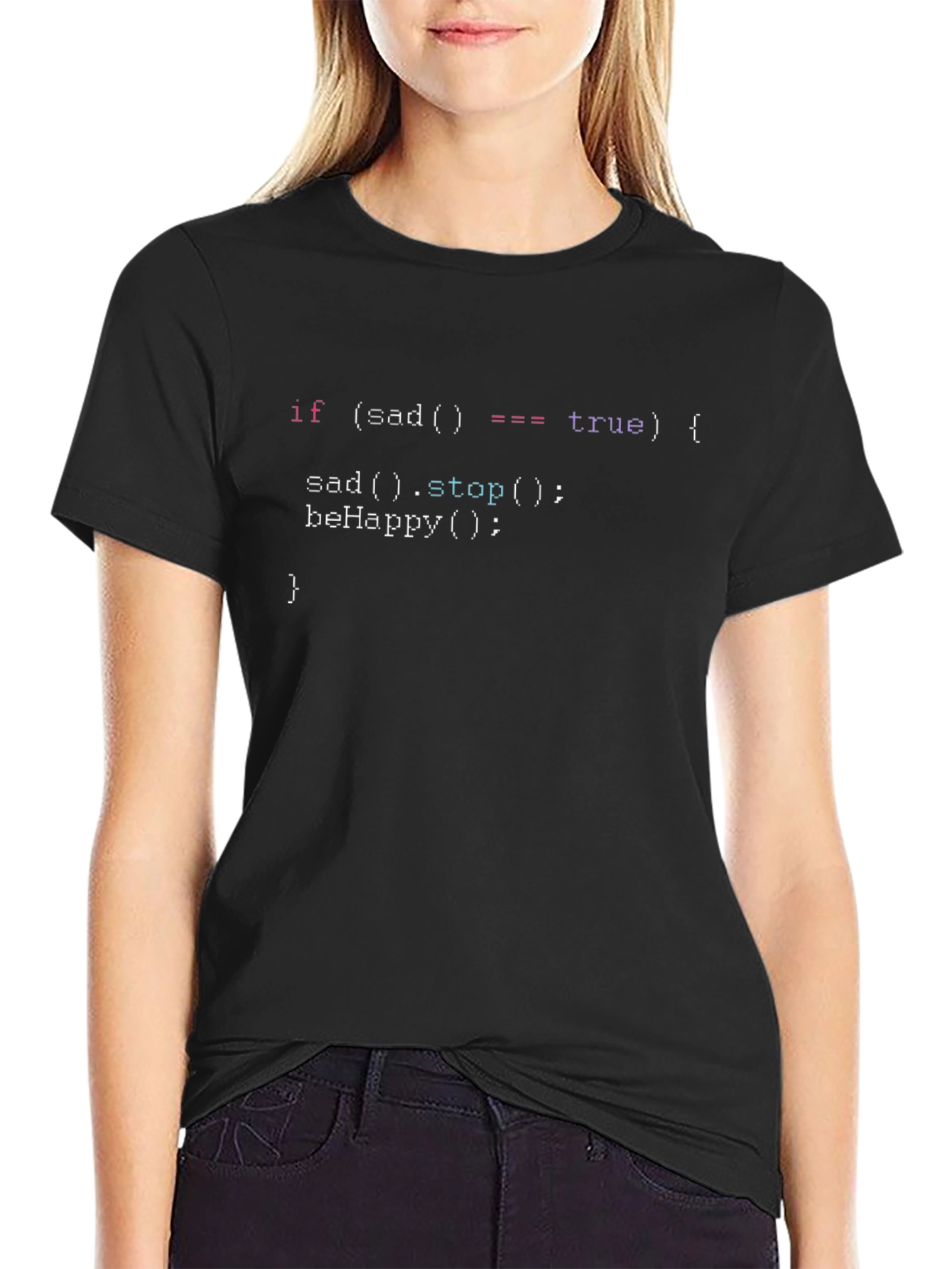 Programmer Humor T-Shirt: Code to Happiness