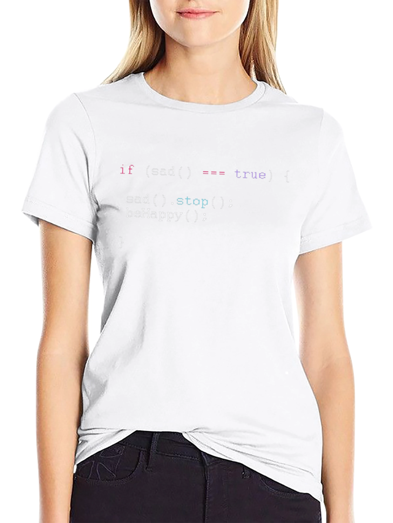 Programmer Humor T-Shirt: Code to Happiness