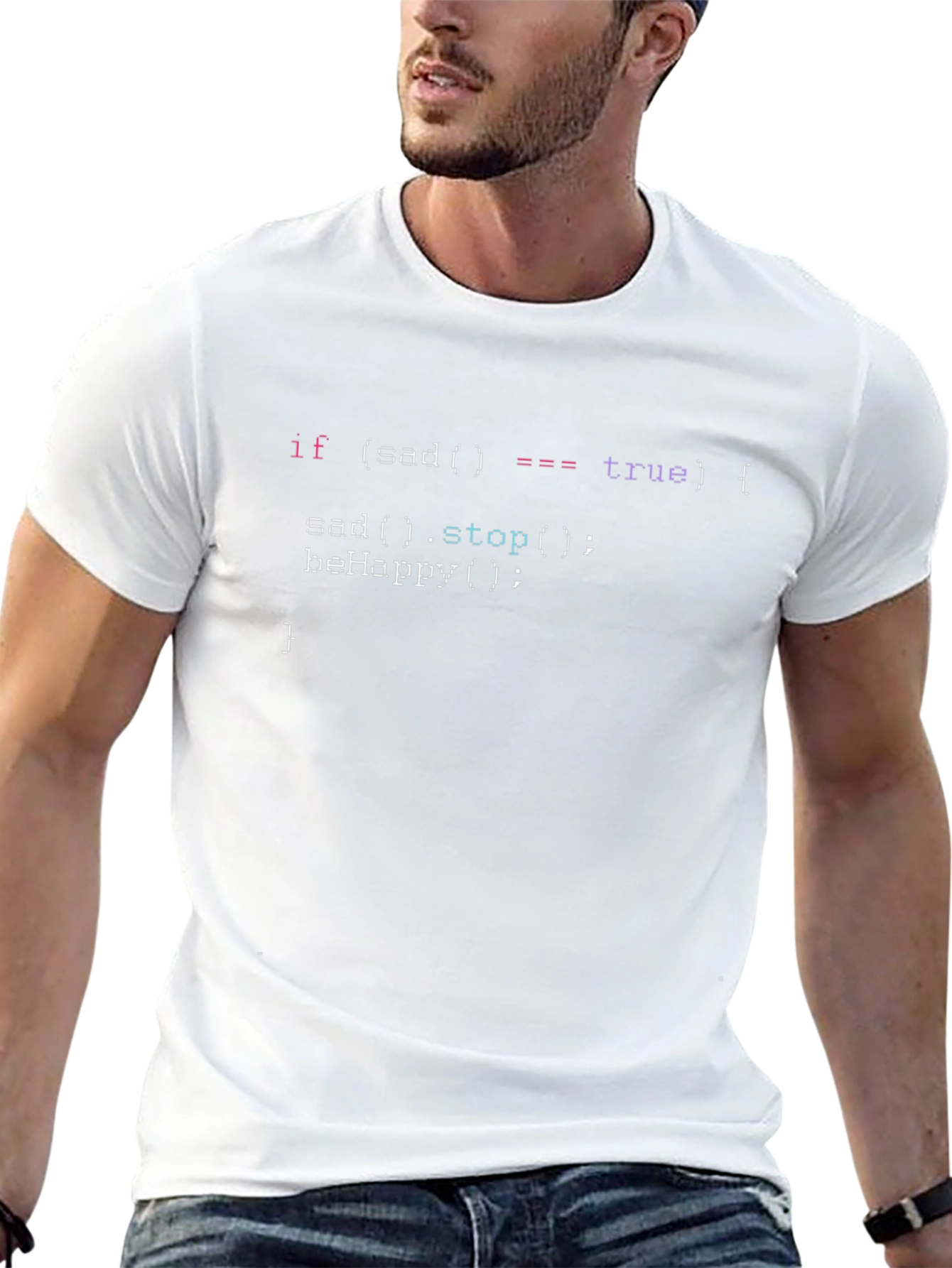 Programmer Humor T-Shirt: Code to Happiness