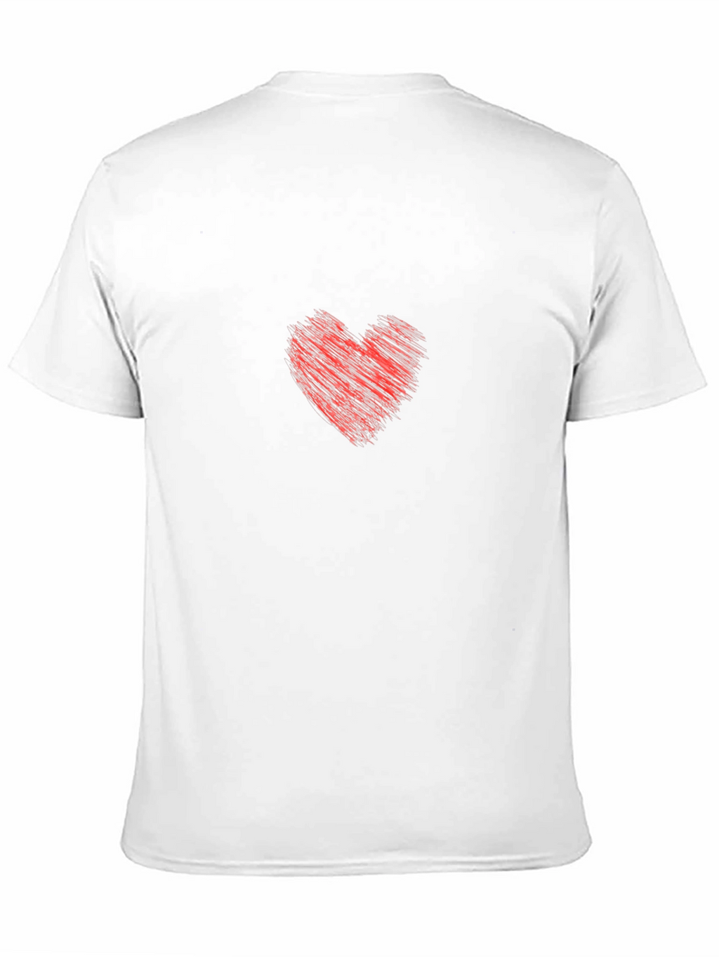 Heart Graphic Tee - Stylish Black Cotton T-Shirt