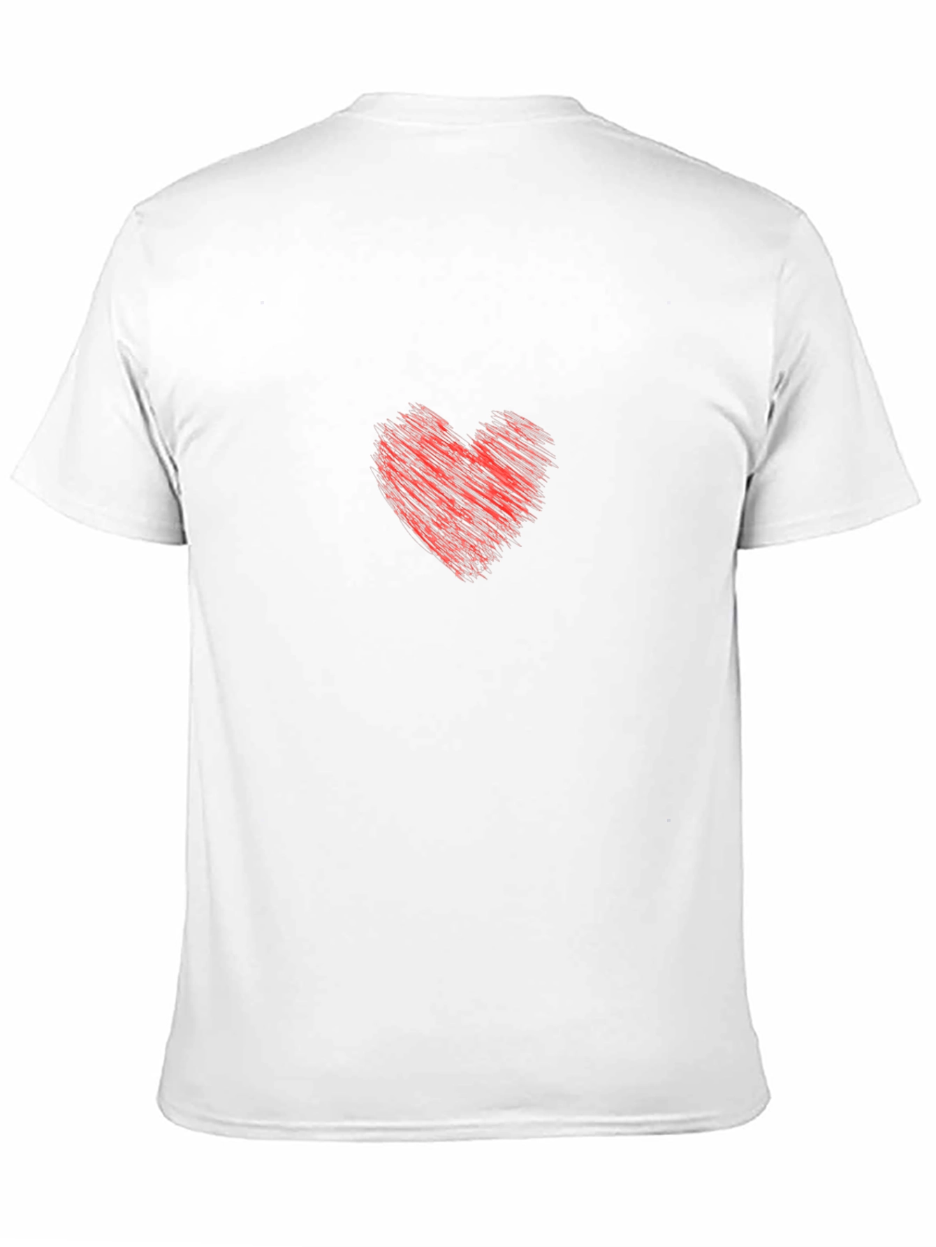 Heart Graphic Tee - Stylish Black Cotton T-Shirt