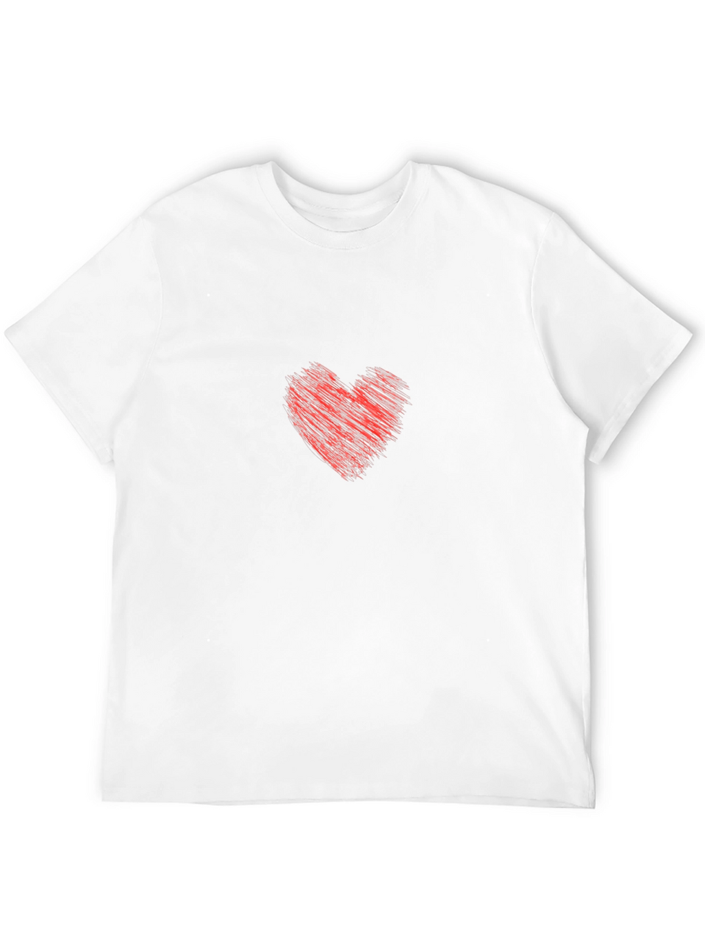 Heart Graphic Tee - Stylish Black Cotton T-Shirt