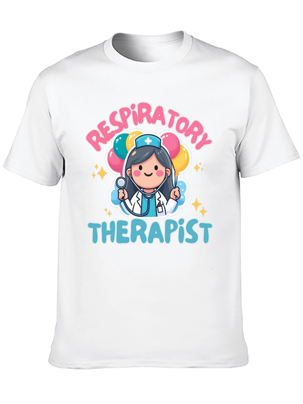Respiratory Therapist Cartoon Graphic T-Shirt