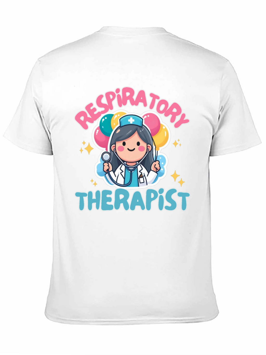 Respiratory Therapist Cartoon Graphic T-Shirt