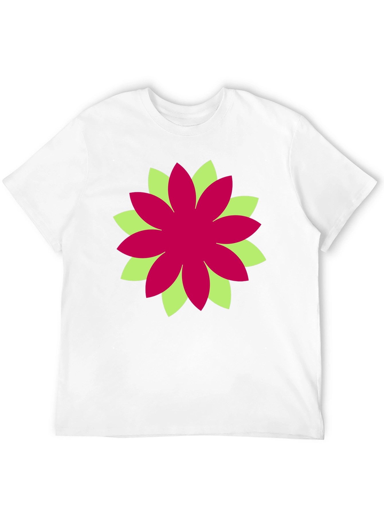 Floral Graphic Black T-Shirt